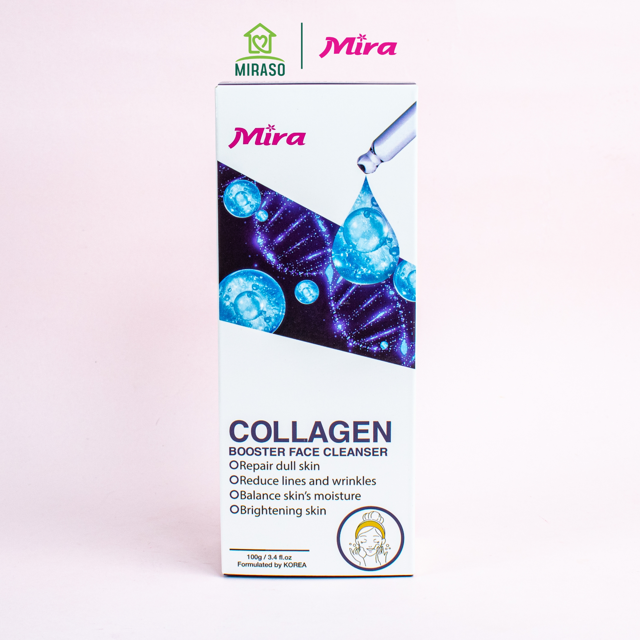 Sữa Rửa Mặt Dưỡng Ẩm Tăng Cường Collagen
