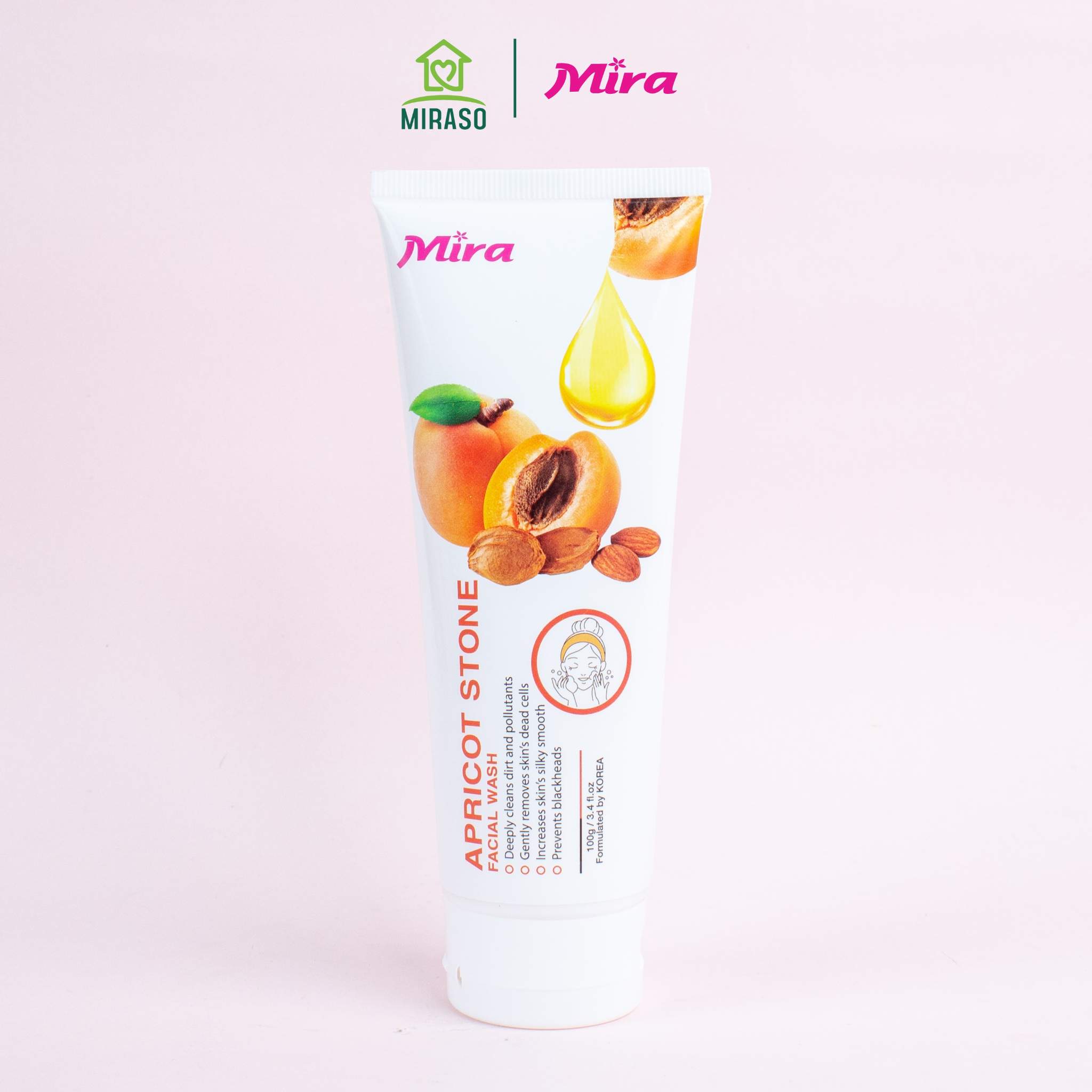 Sữa Rửa Mặt Hạt Mơ