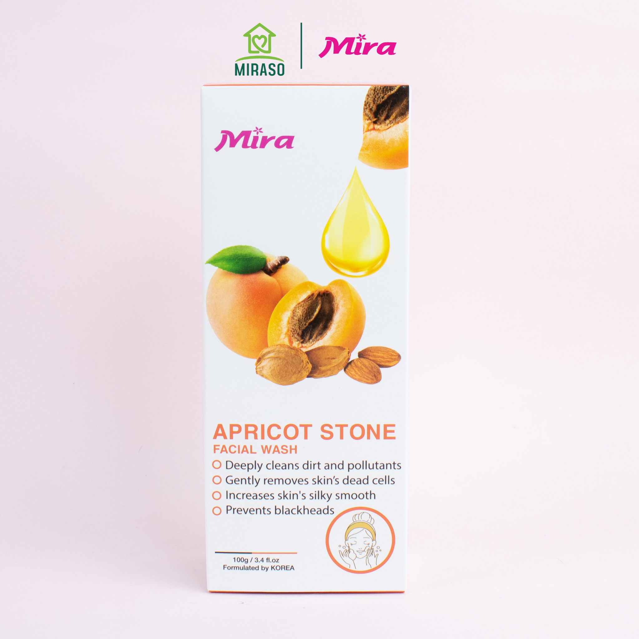 Sữa Rửa Mặt Hạt Mơ