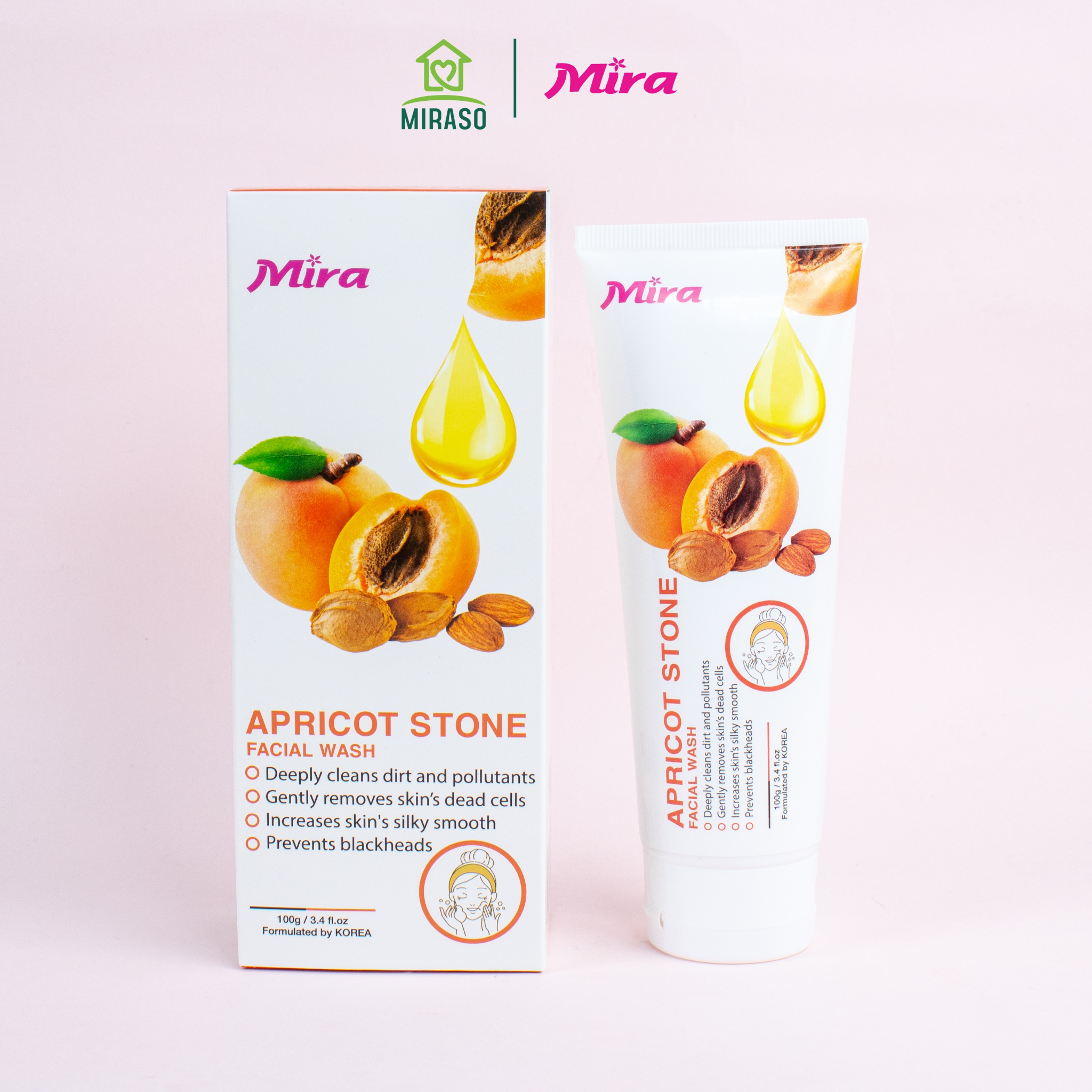Sữa Rửa Mặt Hạt Mơ