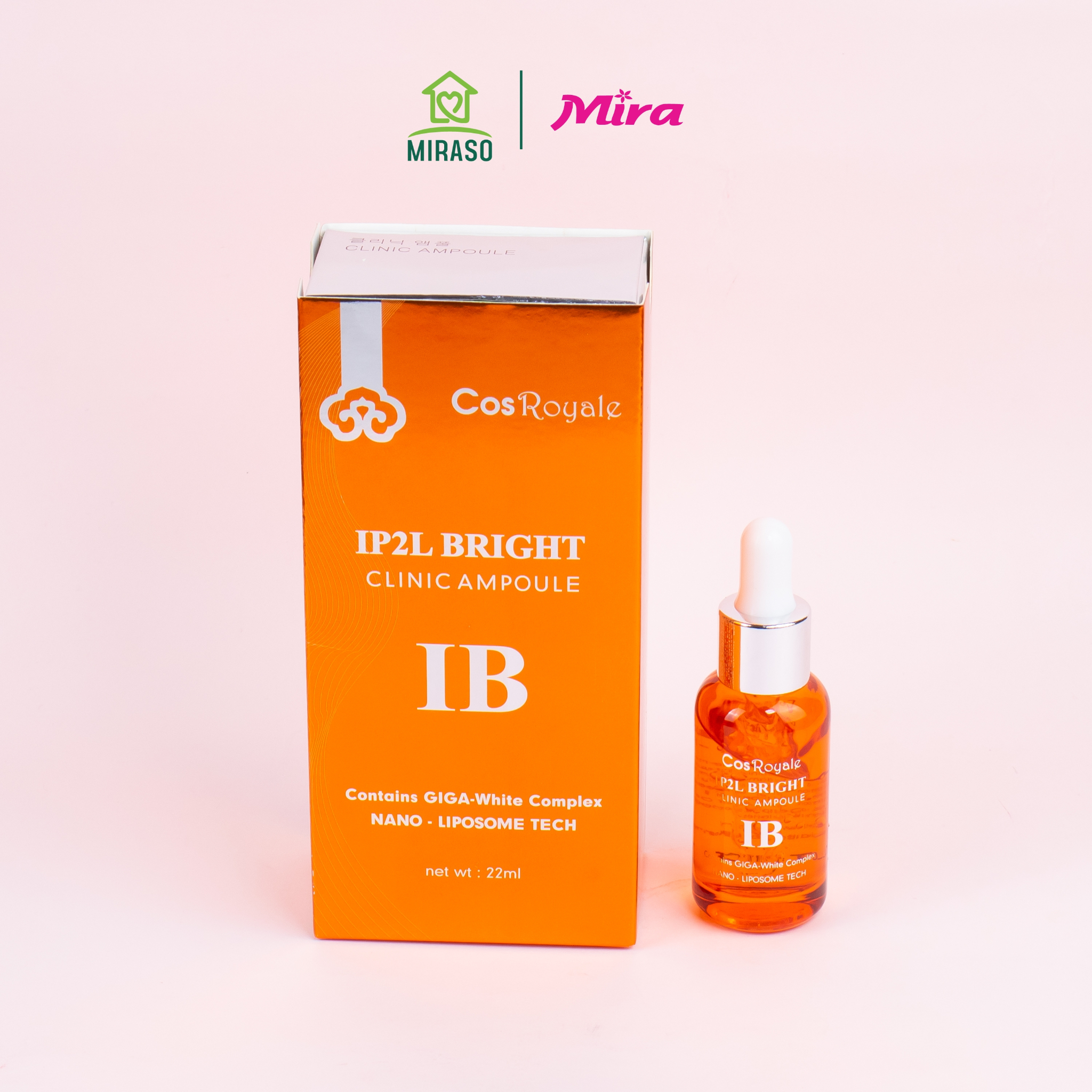 Tinh Chất Mờ Nhăn Sáng Da Cosroyale Bright Vital Intense