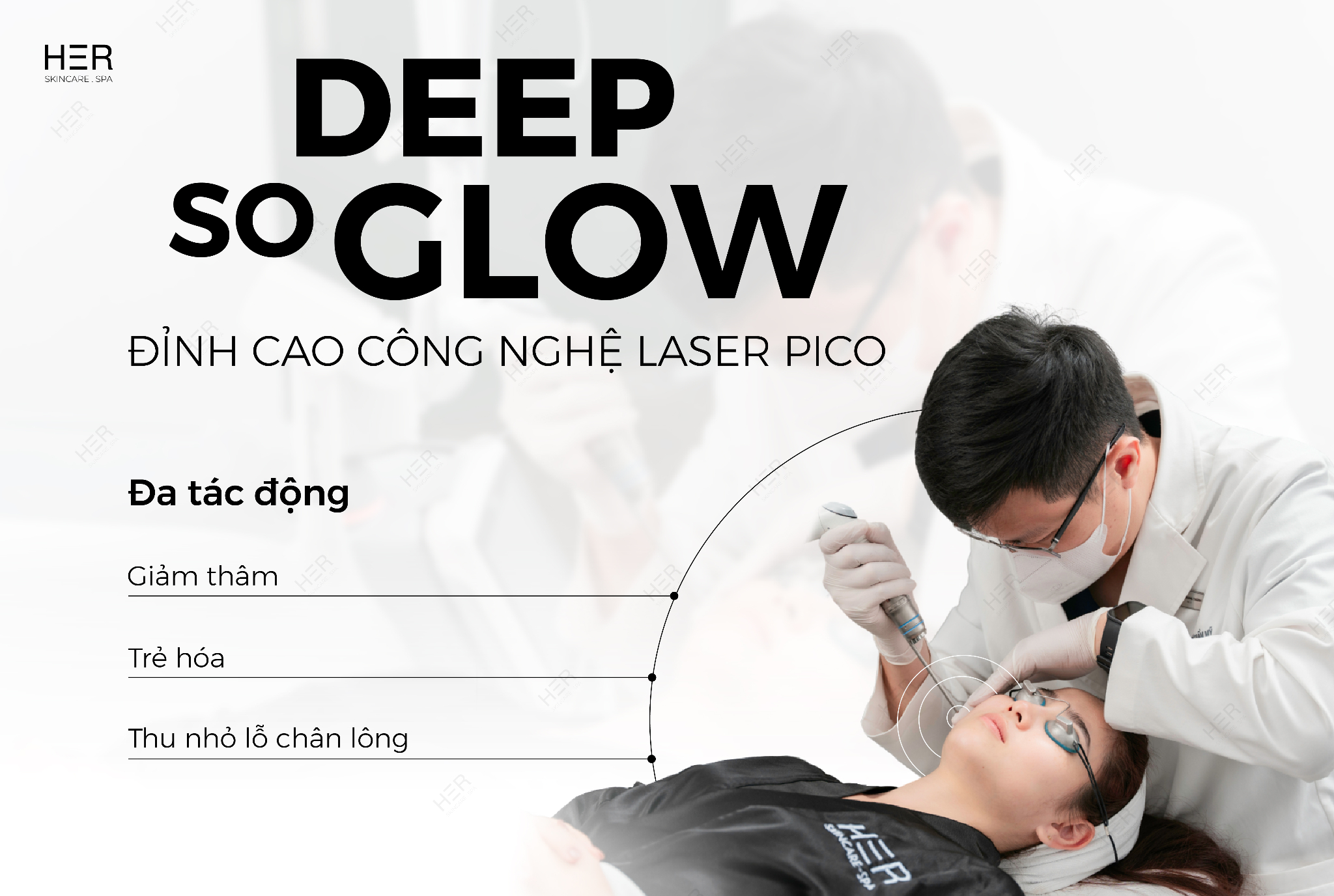 DEEP SO GLOW: ĐỈNH CAO CÔNG NGHỆ LASER PICO – TÁI TẠO DA ĐA TẦNG