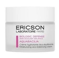 Kem dưỡng ẩm sinh thái Dành cho da Hỗn Hợp & Nhờn Ericson Aquabacilia 50ml (R) (HSD: 6/28)