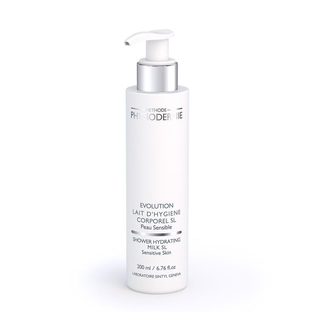 Sữa rửa mặt tạo bọt, diệt khuẩn chống mẫn cảm SL - Da khô/ da nhạy cảm Physiodermie Shower hydrating milk SL - Sensitive Skin 200ml (B) (R) (HSD: 12/26)