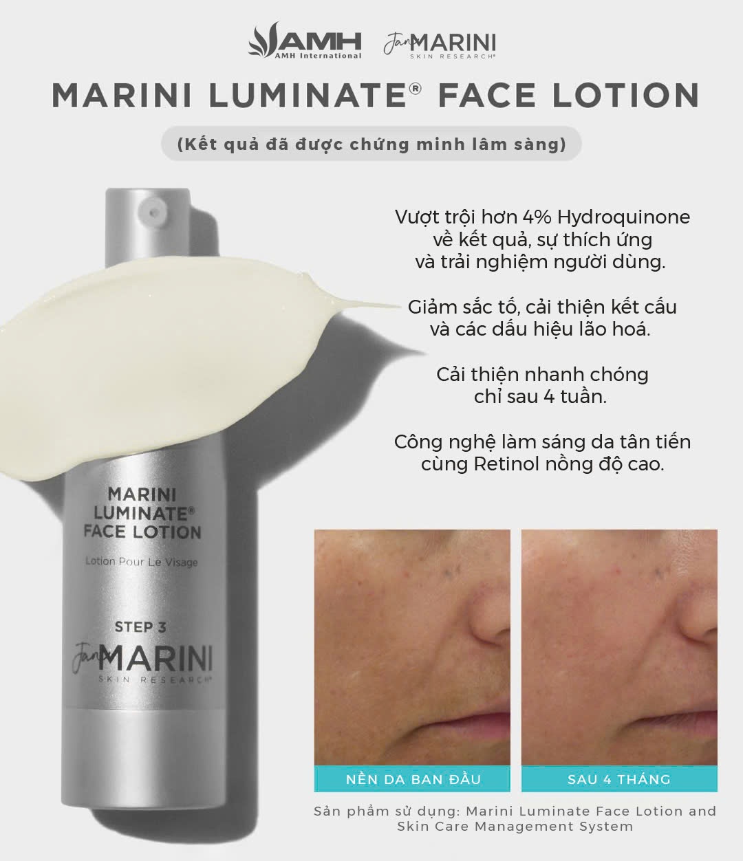 Lotion trị tăng sắc tố, làm đều màu da và chống lão hóa Jan Marini