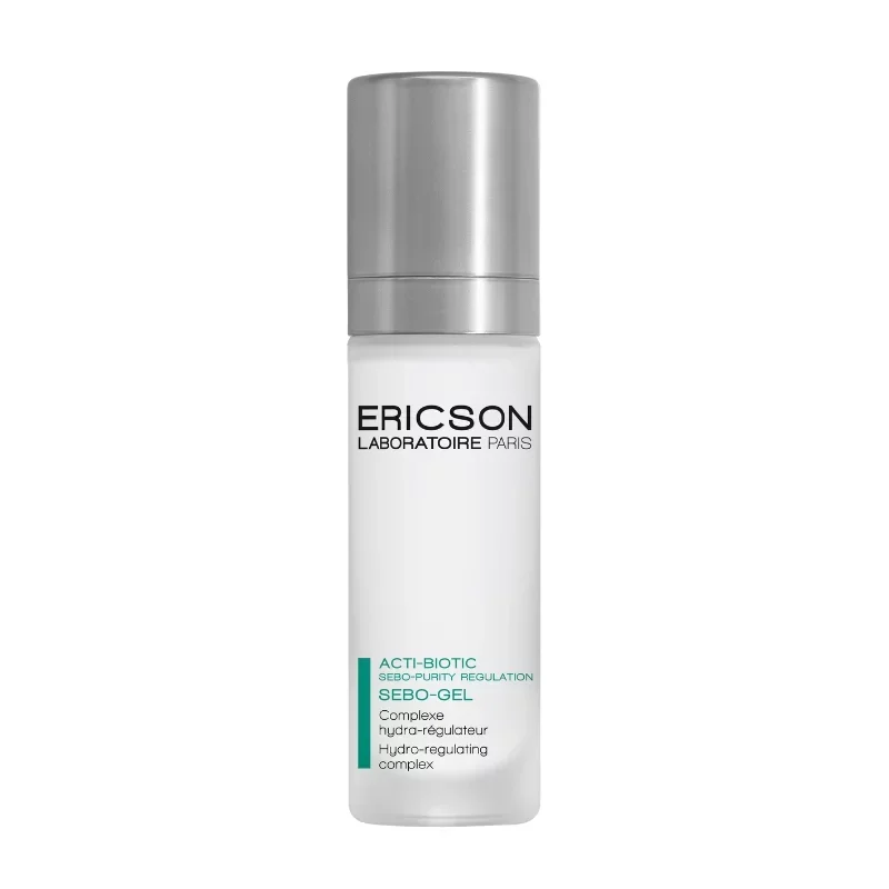 Gel điều trị mụn, diệt khuẩn & điều tiết bã nhờn, bôi vào vùng chữ T Ericson ACTI-BIOTIC. SEBO-GEL. Corrective gel 30ml (R) (HSD: 2/30)