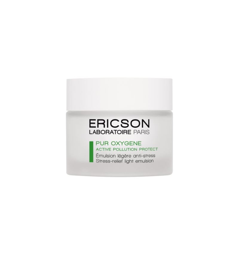 Kem nuôi dưỡng, chống lão hóa, điều tiết bã nhờn và làm mềm mịn da Ericson PUR OXYGENE Stress - Relief Light Emulsion 50ml (R) (HSD: 10/27)