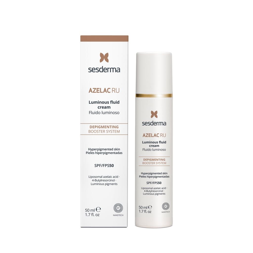 Kem trị nám làm trắng da và chống nắng Sesderma Azelac Ru Luminous Fluid Cream 50ml (R) (HSD: 5/30)