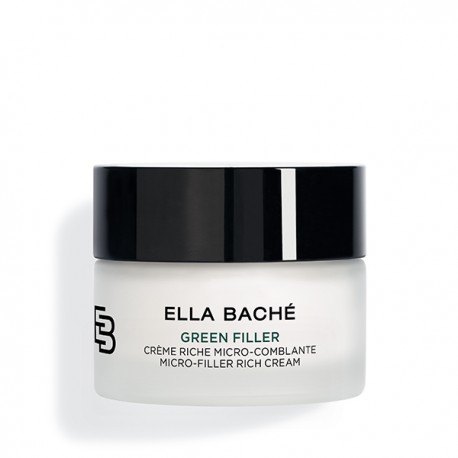 Kem micro đậm đặc Spirulina, Pro Collagen và HA, săn chắc, căng mướt, bù nước cho da khô thiếu dầu Ella Bache Green Filler Micro-Filler Rich Cream 50ml (R)