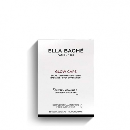 Thực phẩm bảo vệ sức khỏe chứa các vi chất hỗ trợ làm đều mầu và sáng min làn da Ella Bache Glow Caps 28v (R)