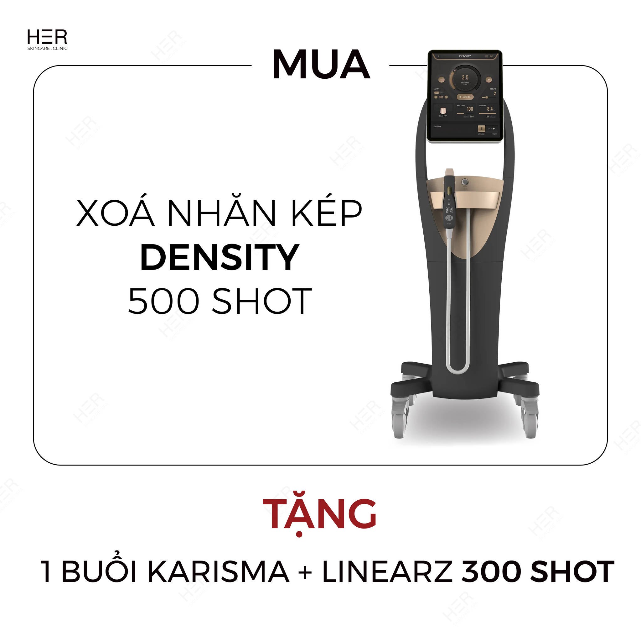 Density - Xoá nhăn kép 500 shot