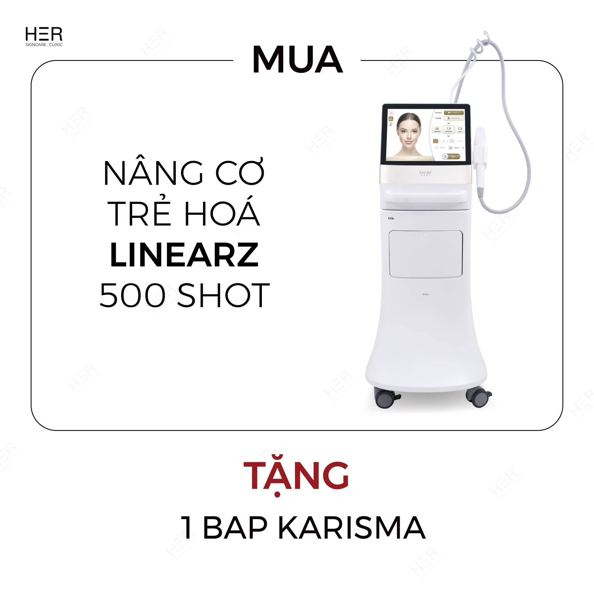 Nâng cơ trẻ hoá LinearZ 500 Shot