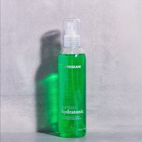 Nước hoa hồng cân bằng và dưỡng ẩm Toskani Bamboo Hidratonic 200ml (R)