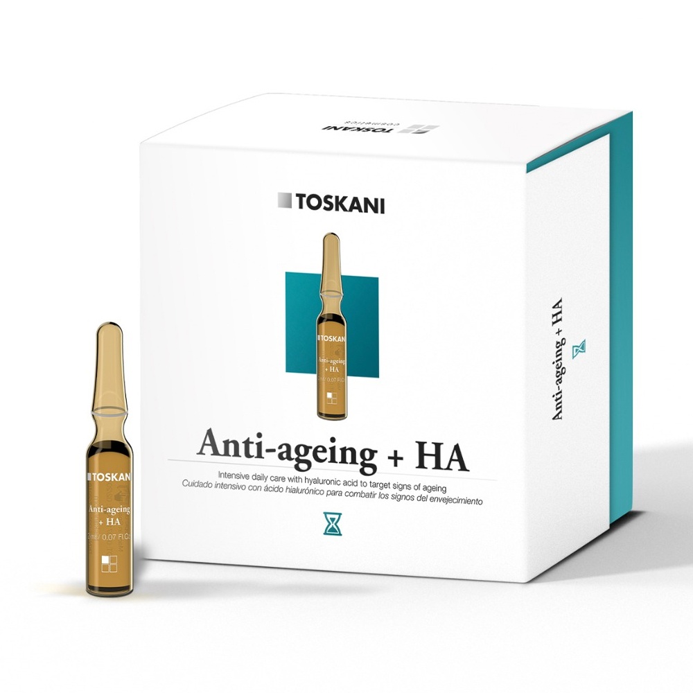 Ampoule chống lão hóa và dưỡng ẩm sâu Toskani Anti-ageing + HA Ampoule 15 ampoules x 2 ml (R)