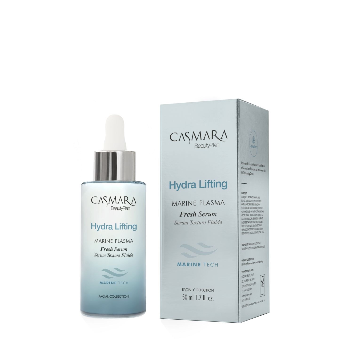 Serum cấp ẩm săn chắc da 24h Casmara Marine Plasma Fresh Serum 50ml (R)