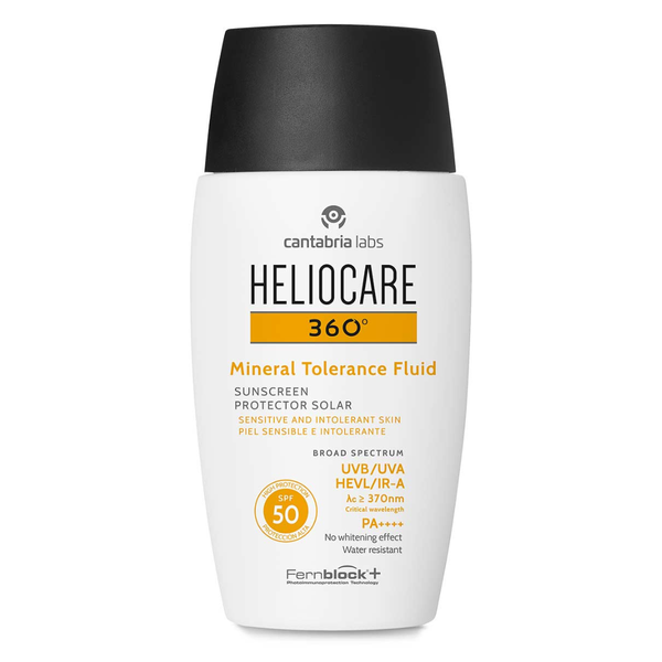 Kem Chống Nắng | Heliocare 360 Mineral Tolerance Fluid SPF 50 PA | 50 ml | (04/28)
