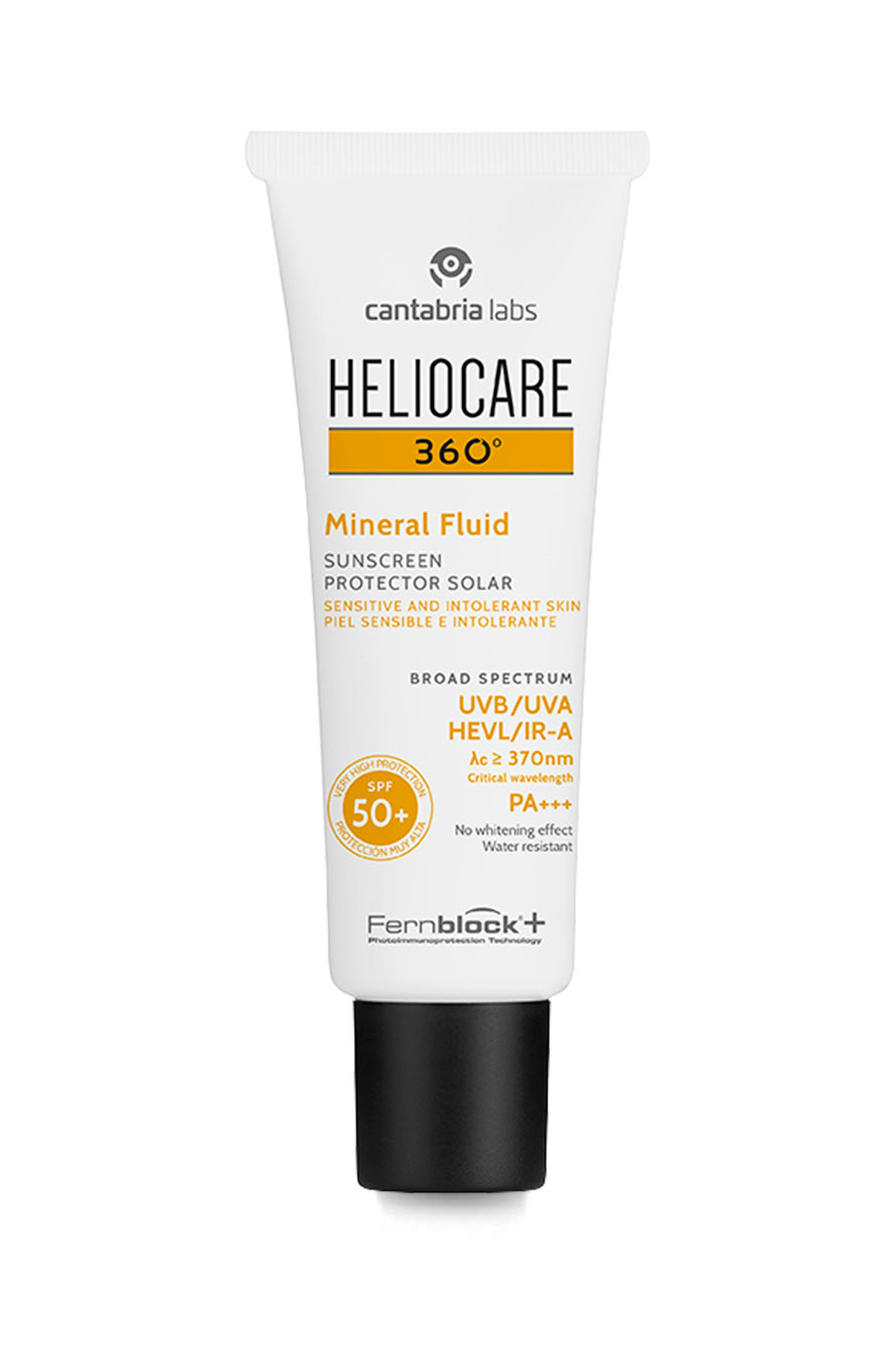 Kem chống nắng Heliocare 360 Mineral Tolerance Fluid SPF 50 PA++++ 50ml (R) (HSD: 4/28)