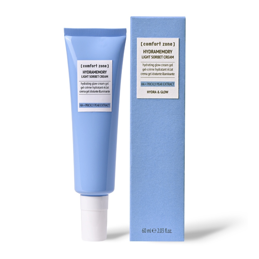 Kem gel cấp ẩm căng bóng Comfort Zone Hydramemory Light Sorbet Cream 60ml (R) (HSD: 9/28)