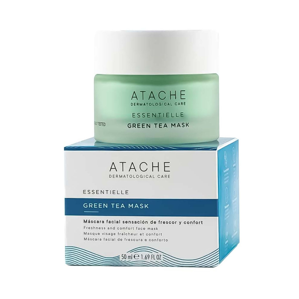 Mặt Nạ Trà Xanh Sinh Học Chống Lão Hóa Atache - Green Tea Mask 200ml (R)