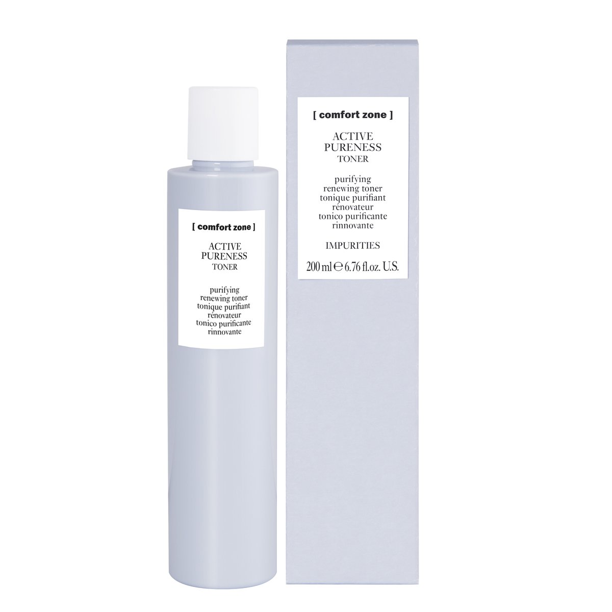 Nước Dưỡng Cân Bằng se khít lỗ chân lông Comfort Zone Active Pureness Toner 200ml (B) (R) (HSD: 7/27)