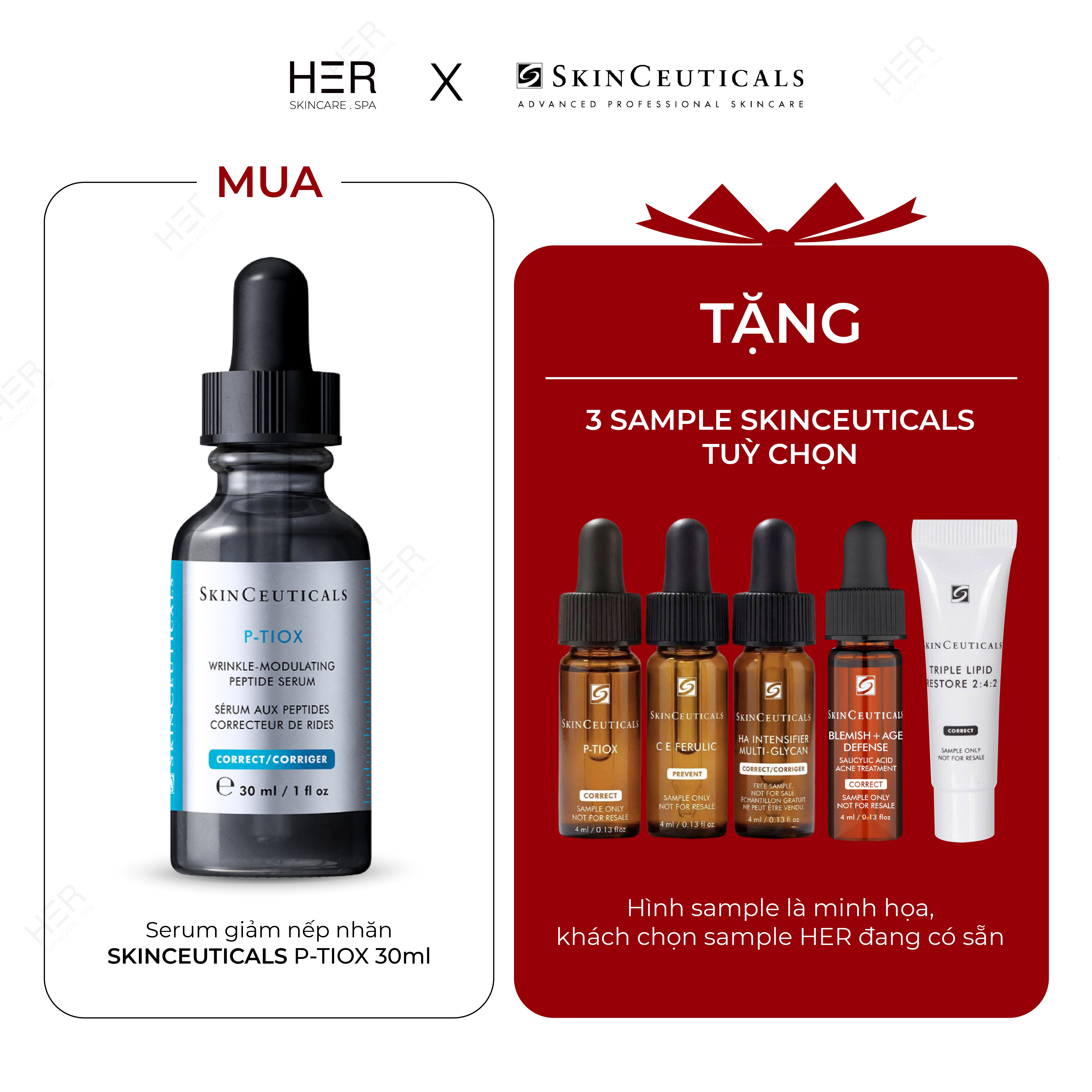 Serum giảm nếp nhăn SkinCeuticals P-TIOX 30ml (R) (HSD: 6/27)