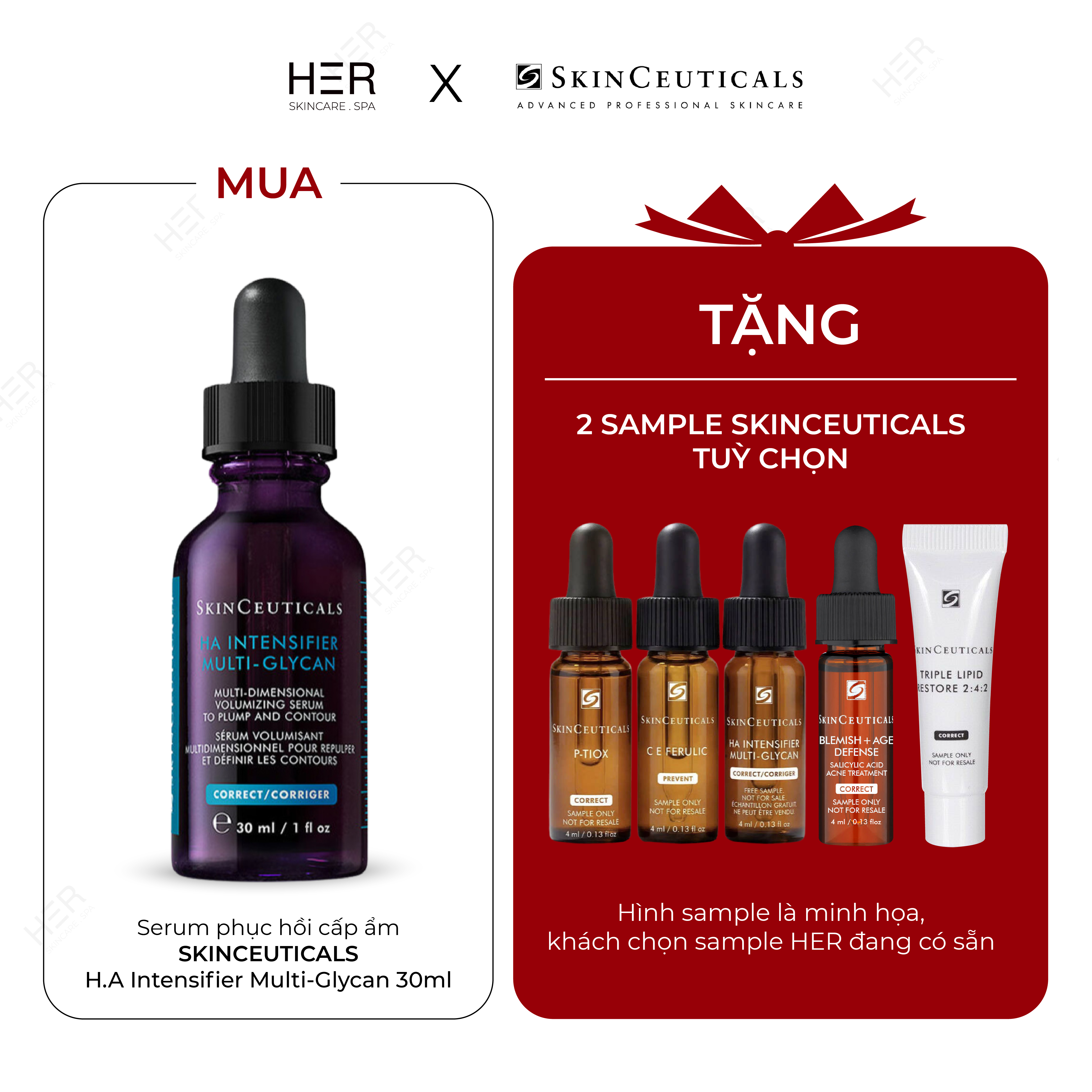 Serum phục hồi cấp ẩm Skinceuticals H.A Intensifier Multi-Glycan 30ml (R) (HSD: 2/28)