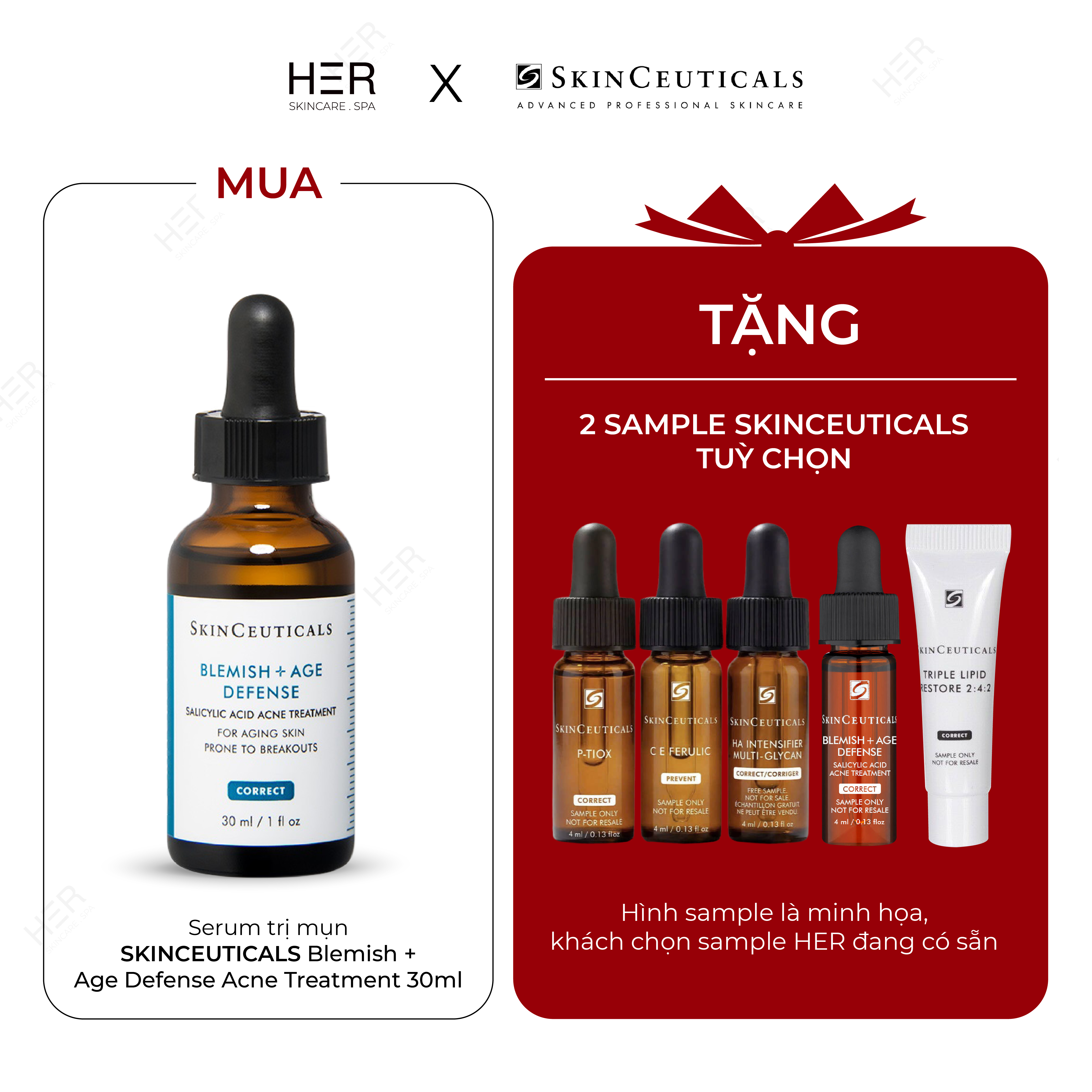 Serum Hỗ Trợ Da Mụn | SkinCeuticals Blemish Plus Age Defense | 30 ml