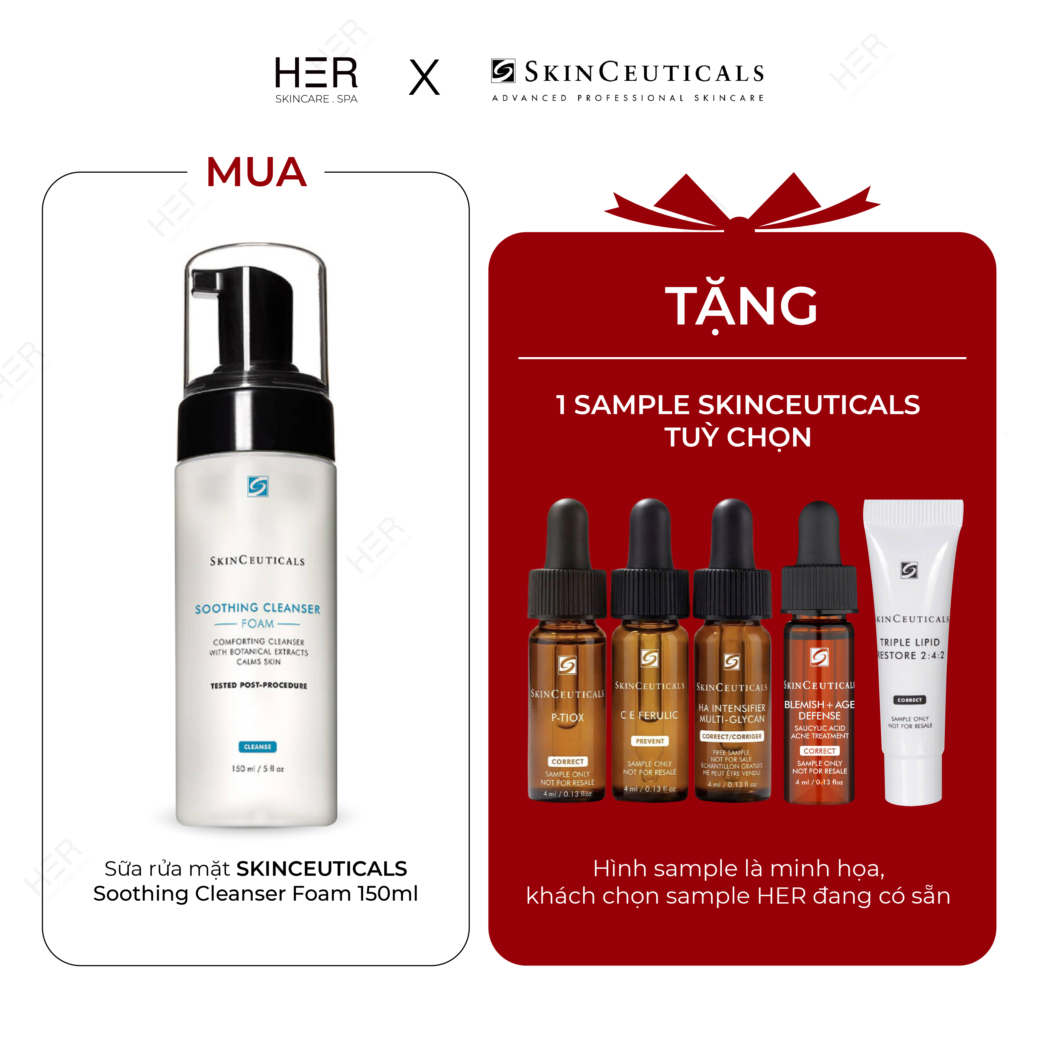 Sữa Rửa Mặt Cho Da Nhạy Cảm | SkinCeuticals Soothing | 150 ml