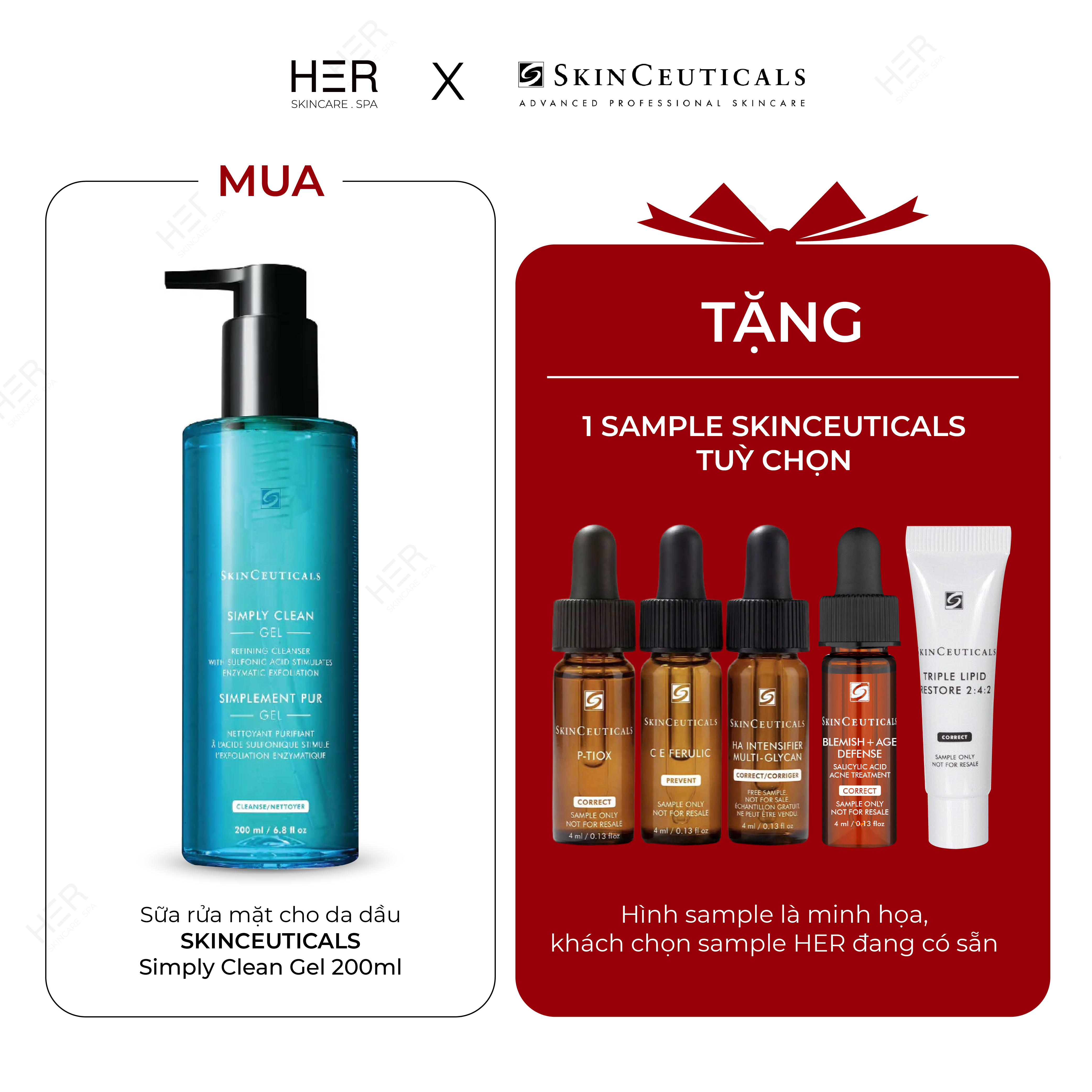 Gel Rửa Mặt Làm Sạch Trang Điểm | SkinCeuticals Simply Clean | 200 ml