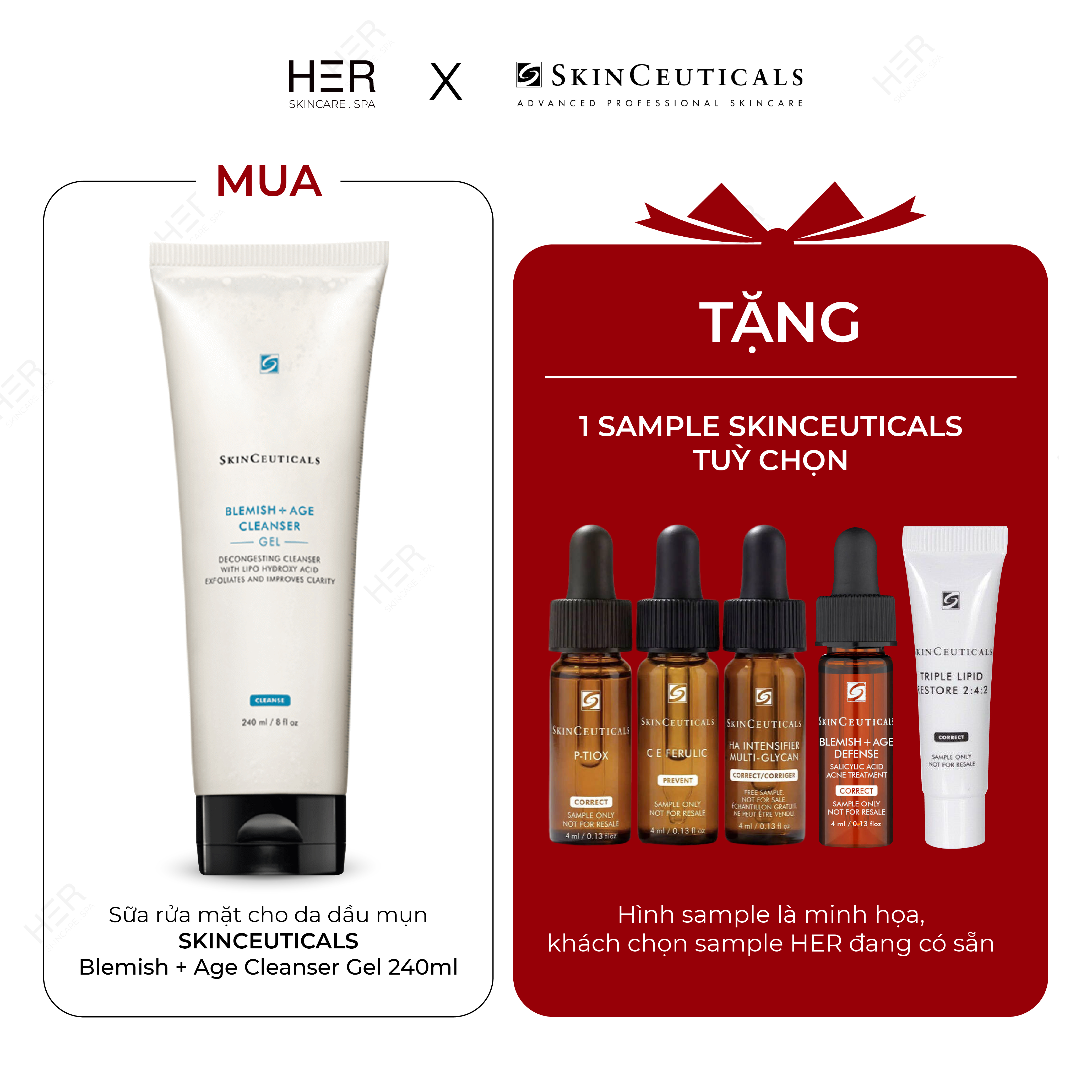 Nước Cân Bằng Cho Da Mụn | SkinCeuticals Blemish Plus Age | 240 ml