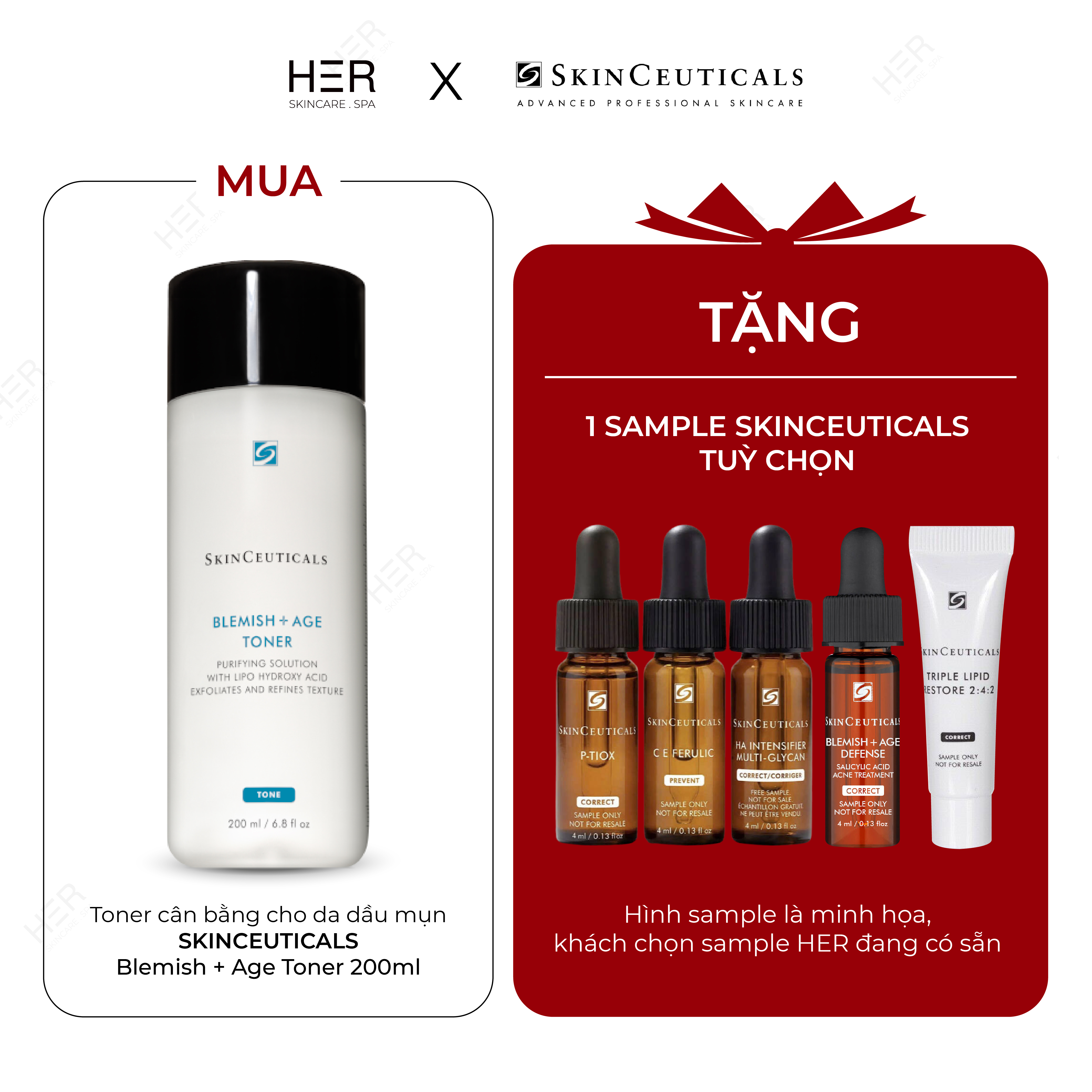 Nước Cân Bằng Cho Da Mụn | SkinCeuticals Blemish Plus Age | 200 ml