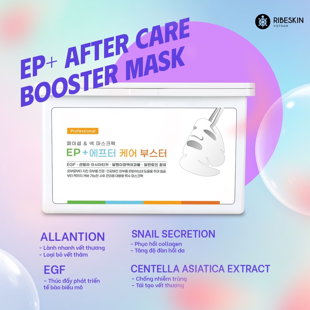 Mặt nạ phục hồi và dưỡng ẩm EP+ After Care Booster Mask 25 miếng