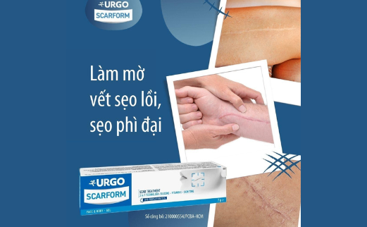 URGO SCARFORM – GEL GIẢM SẸO