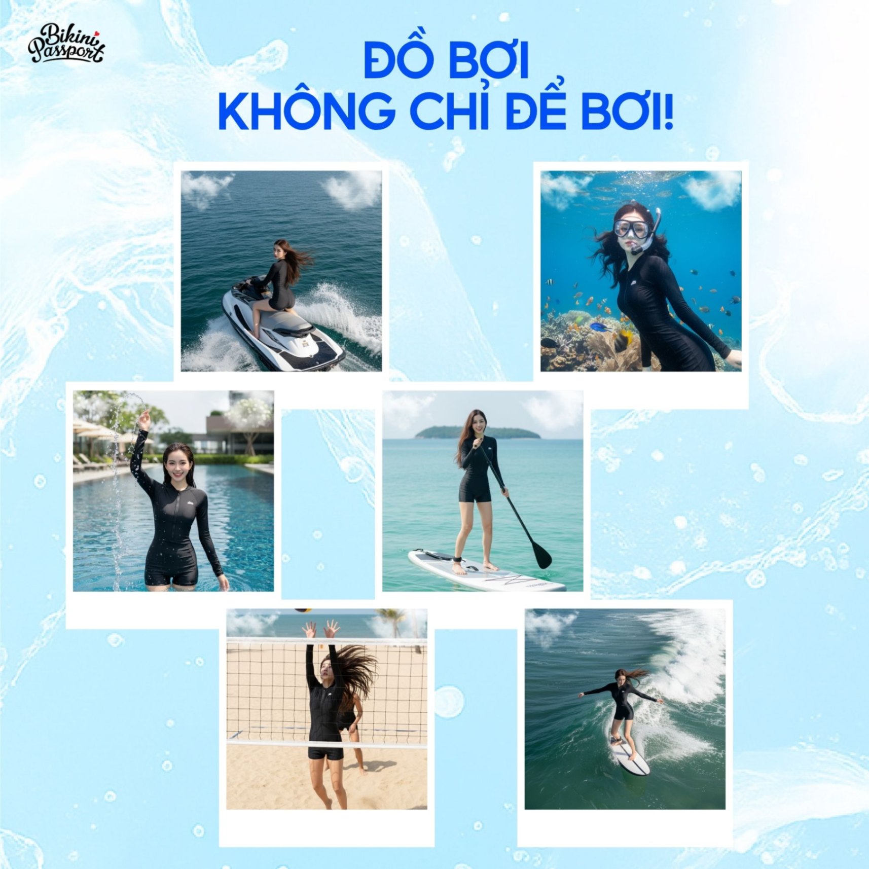 ĐỒ BƠI BIKINI PASSPORT – KHÔNG CHỈ ĐỂ BƠI