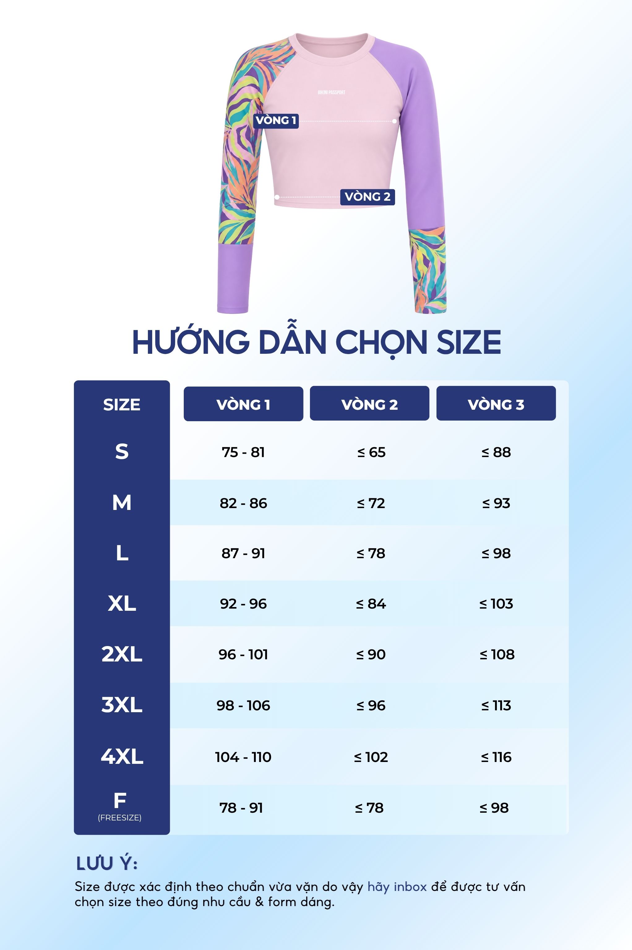 Áo bơi dài tay Croptop - BS580_PP