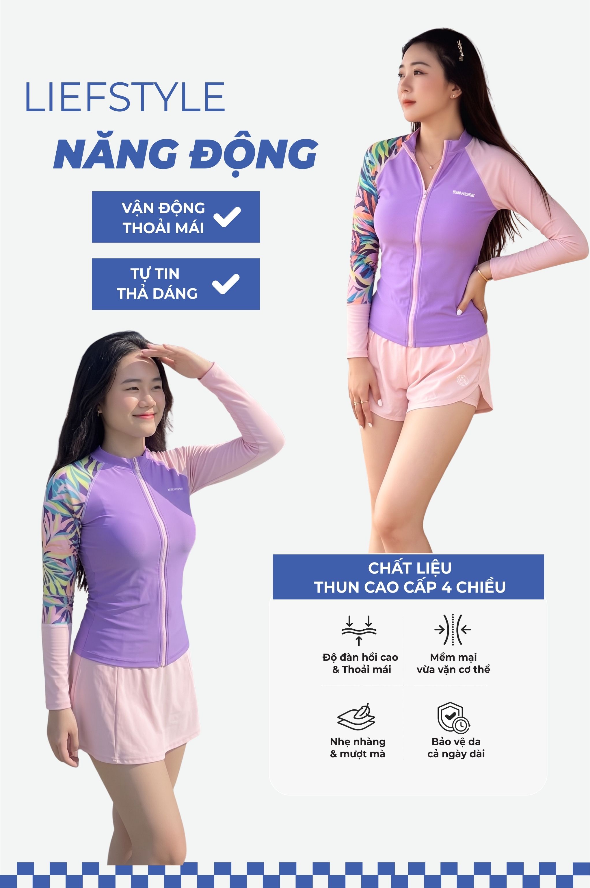 Áo bơi dài tay DTF - BS540_PP