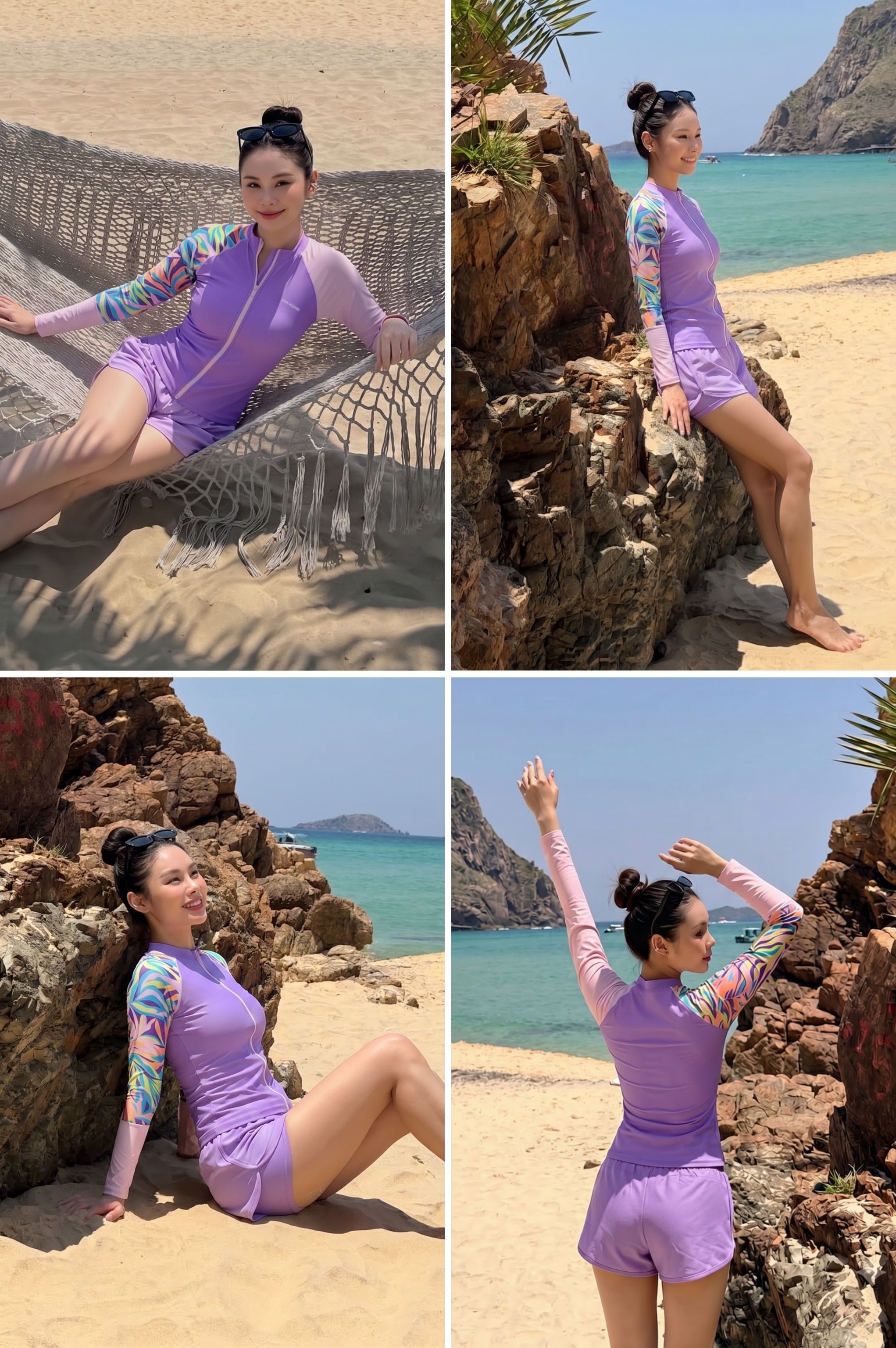 Áo bơi dài tay DTF - BS540_PP