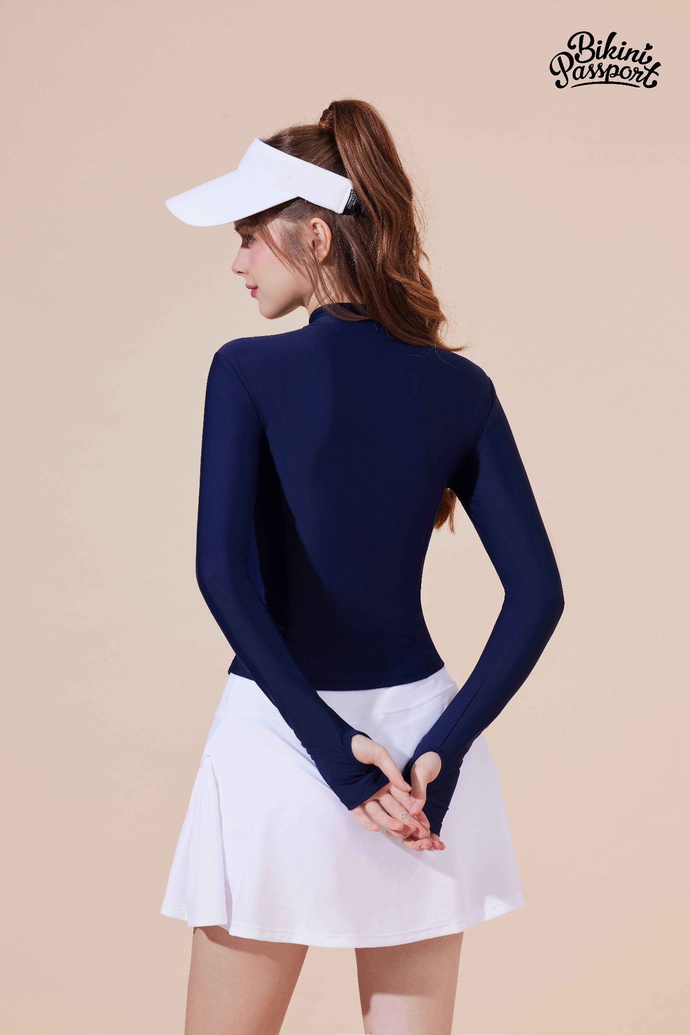 Áo bơi dài tay tôn dáng - Xanh Navy