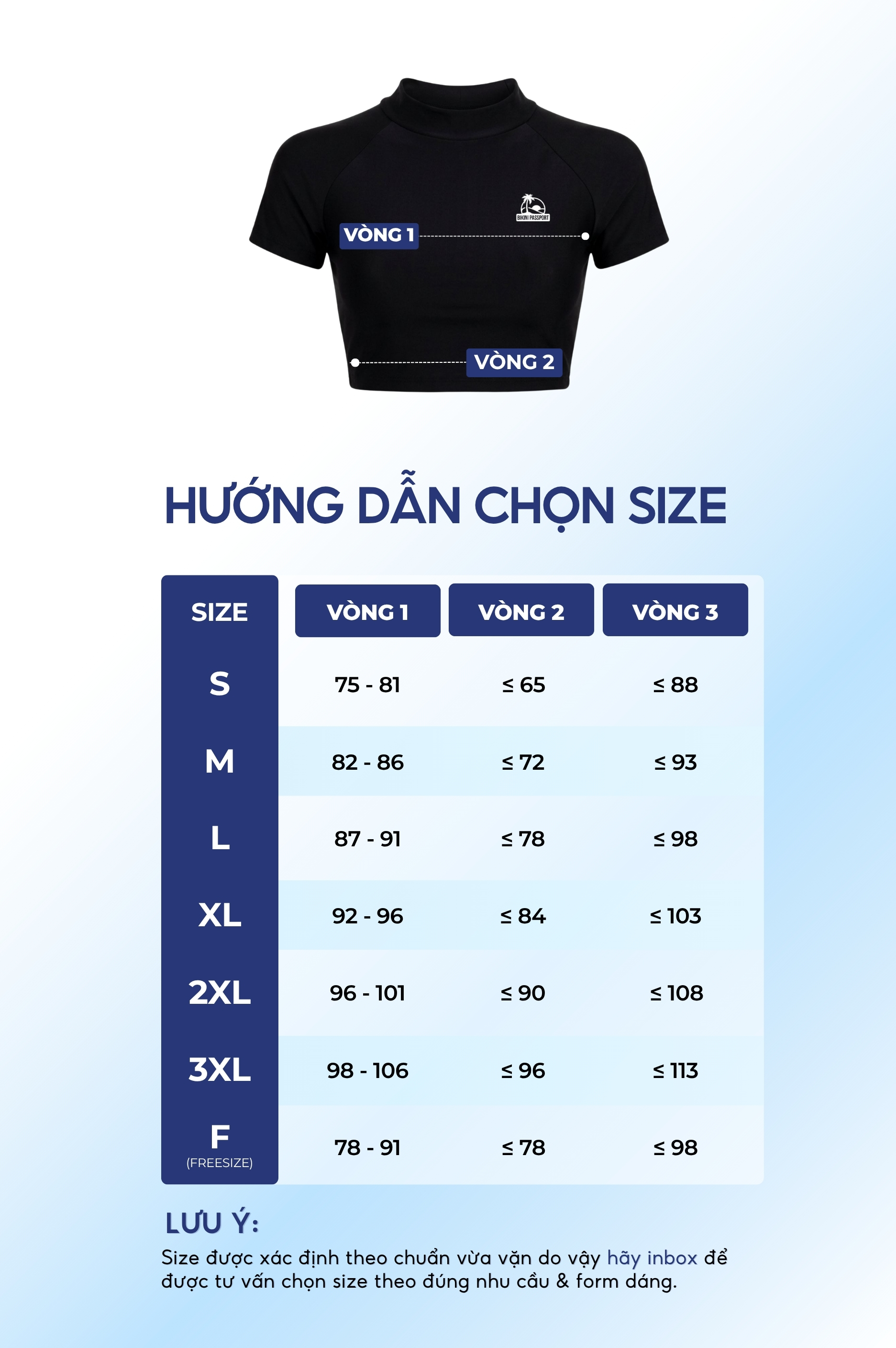 Áo bơi lẻ Croptop tay ngắn - Đen