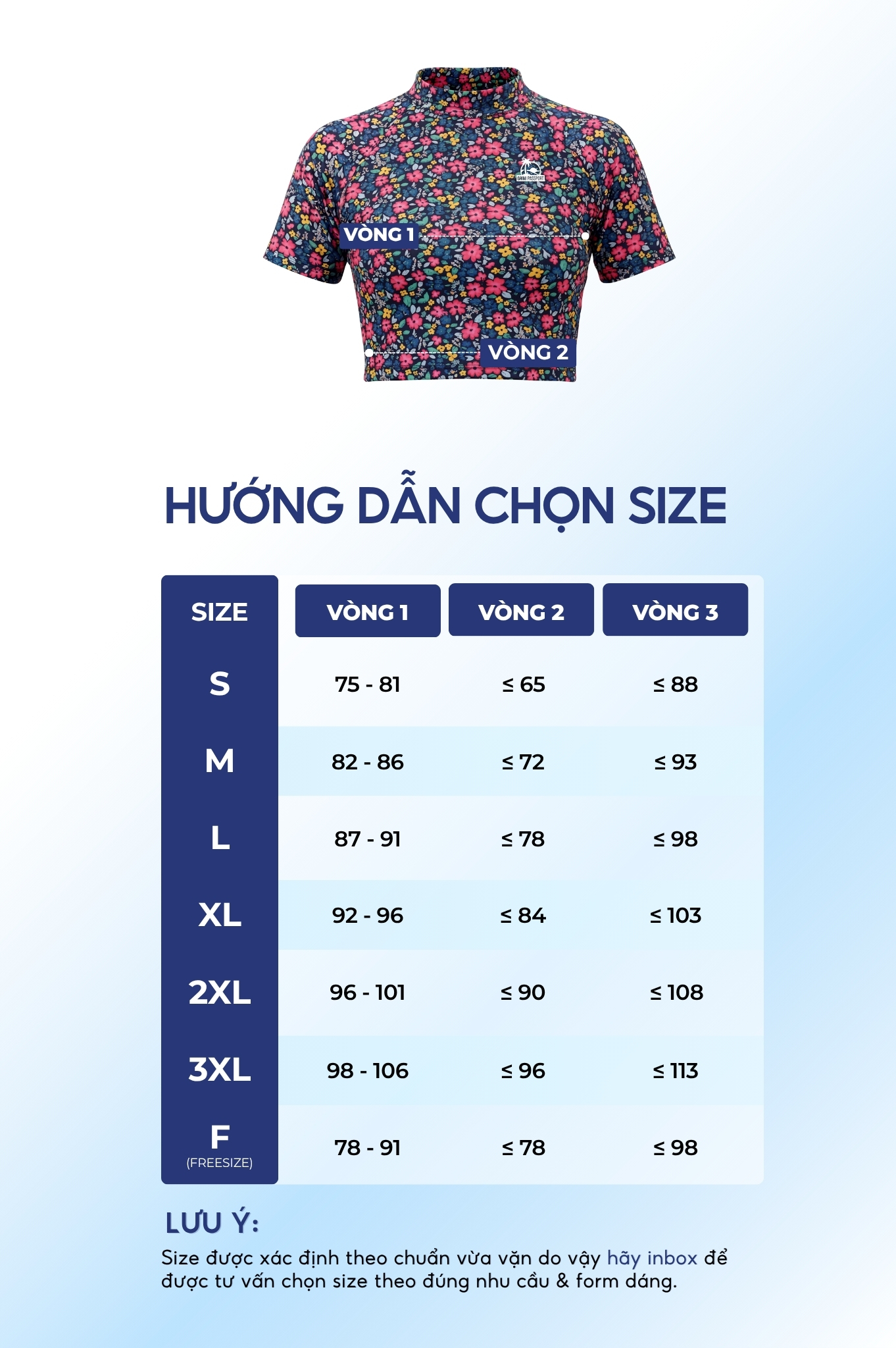 Áo bơi lẻ Croptop tay ngắn - Floral
