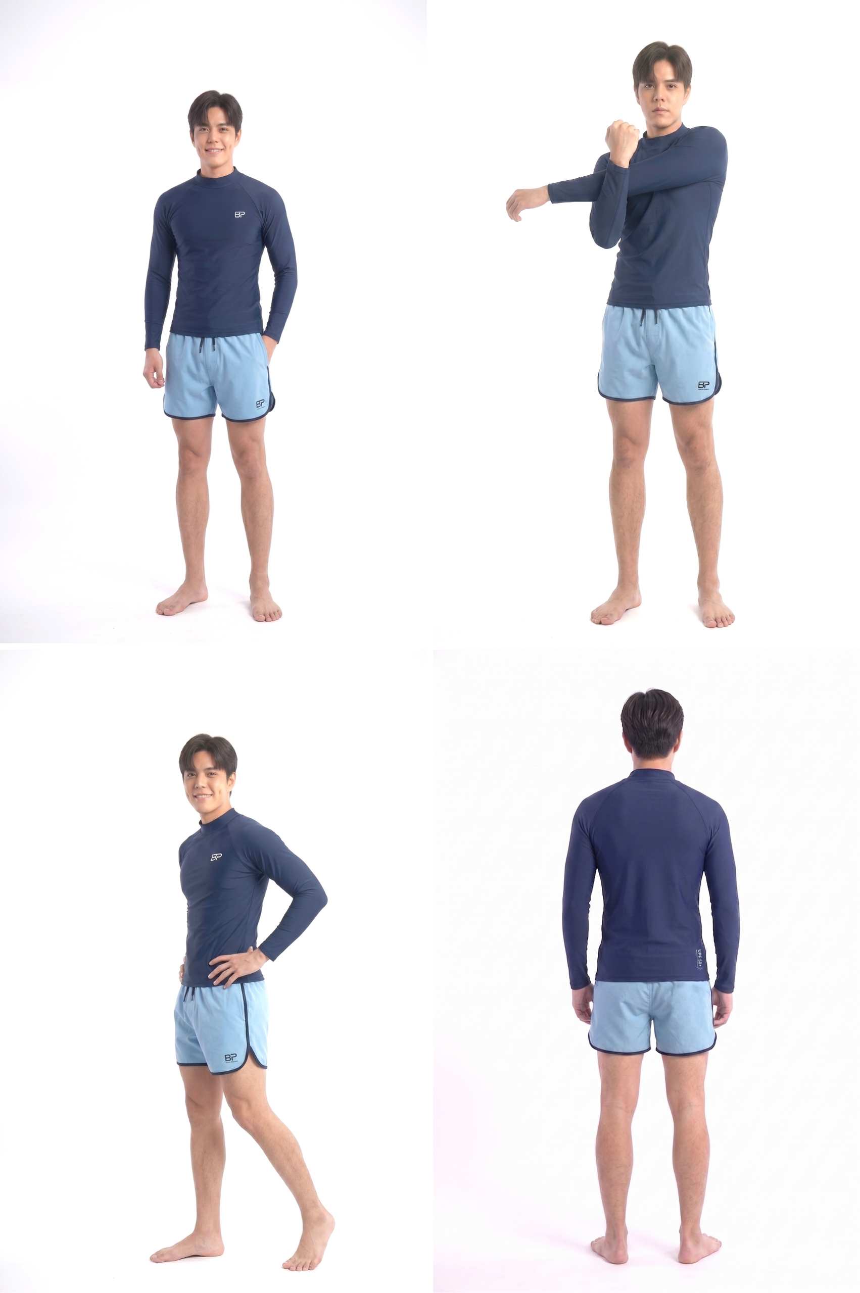 Áo bơi nam tay dài - BSV010_NV