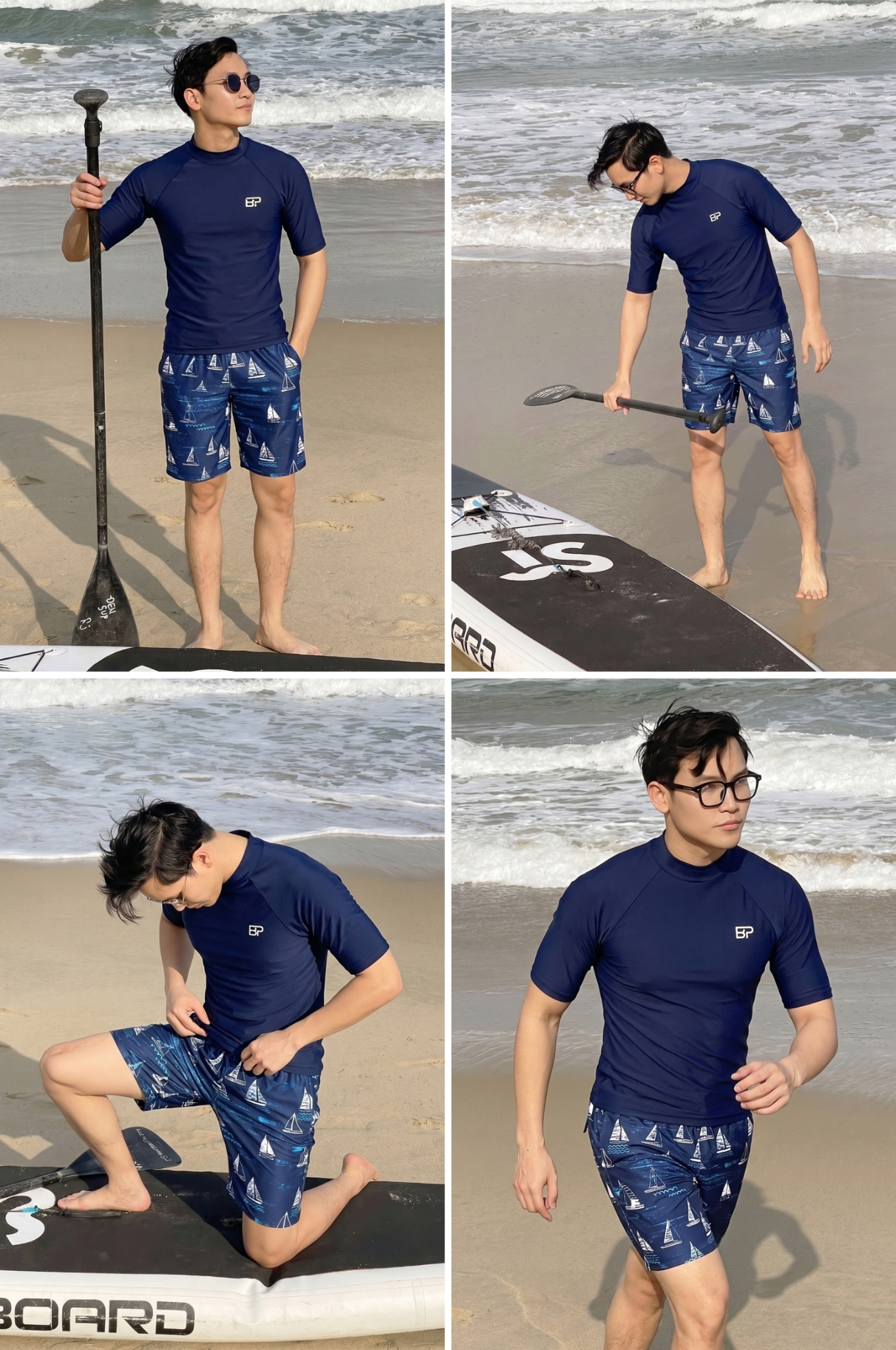 Áo bơi nam tay ngắn - BSV011_NV