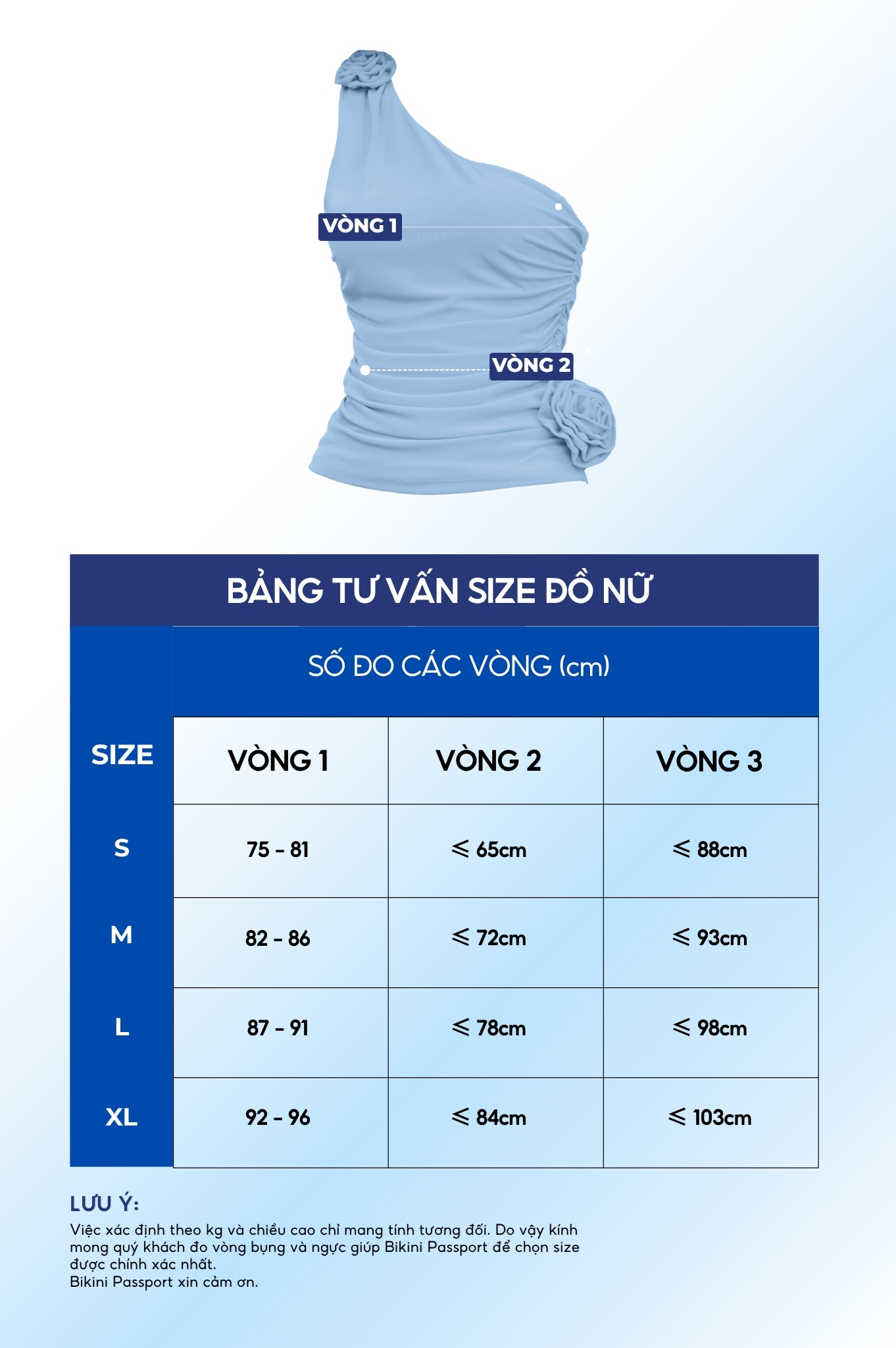 Áo lệch vai Thun gân dẻo đính hoa - Xanh da trời
