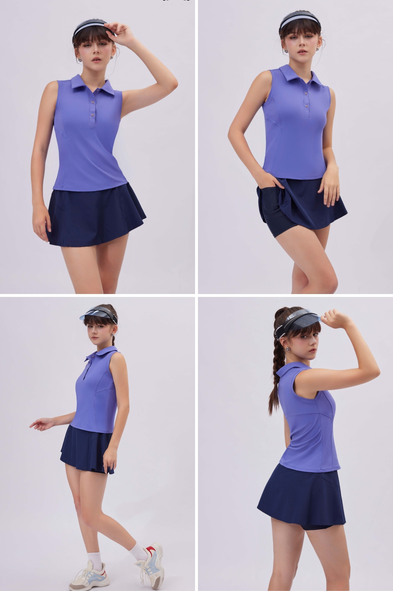 Áo tập thể thao cổ bẻ - BG134_XT