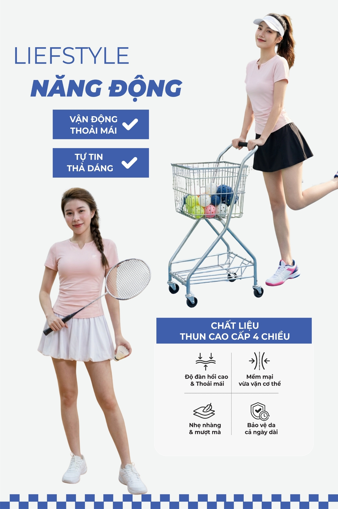 Áo tập thể thao tay ngắn - BG131_RT
