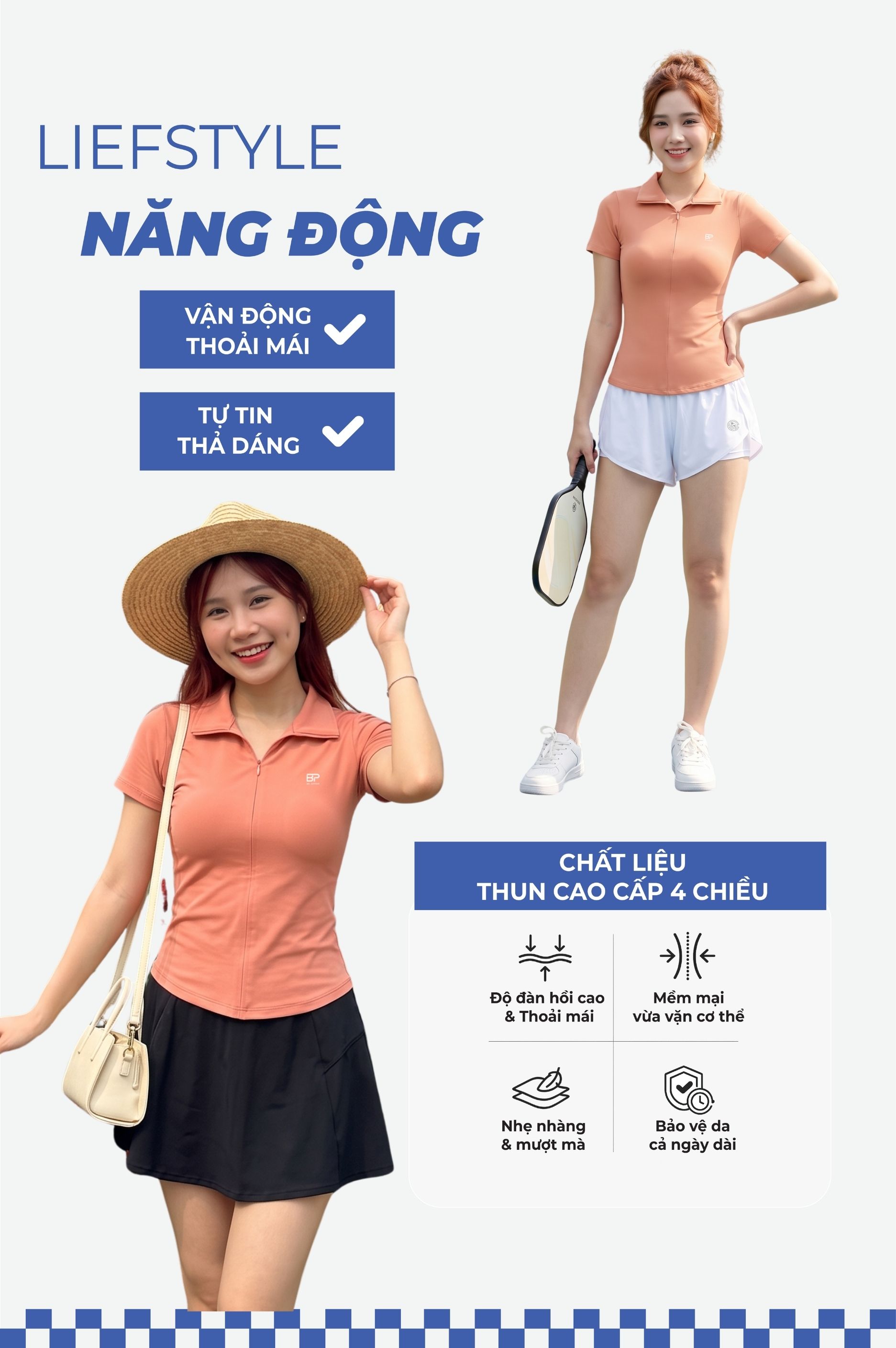 Áo tập thể thao tay ngắn - BG135_CD
