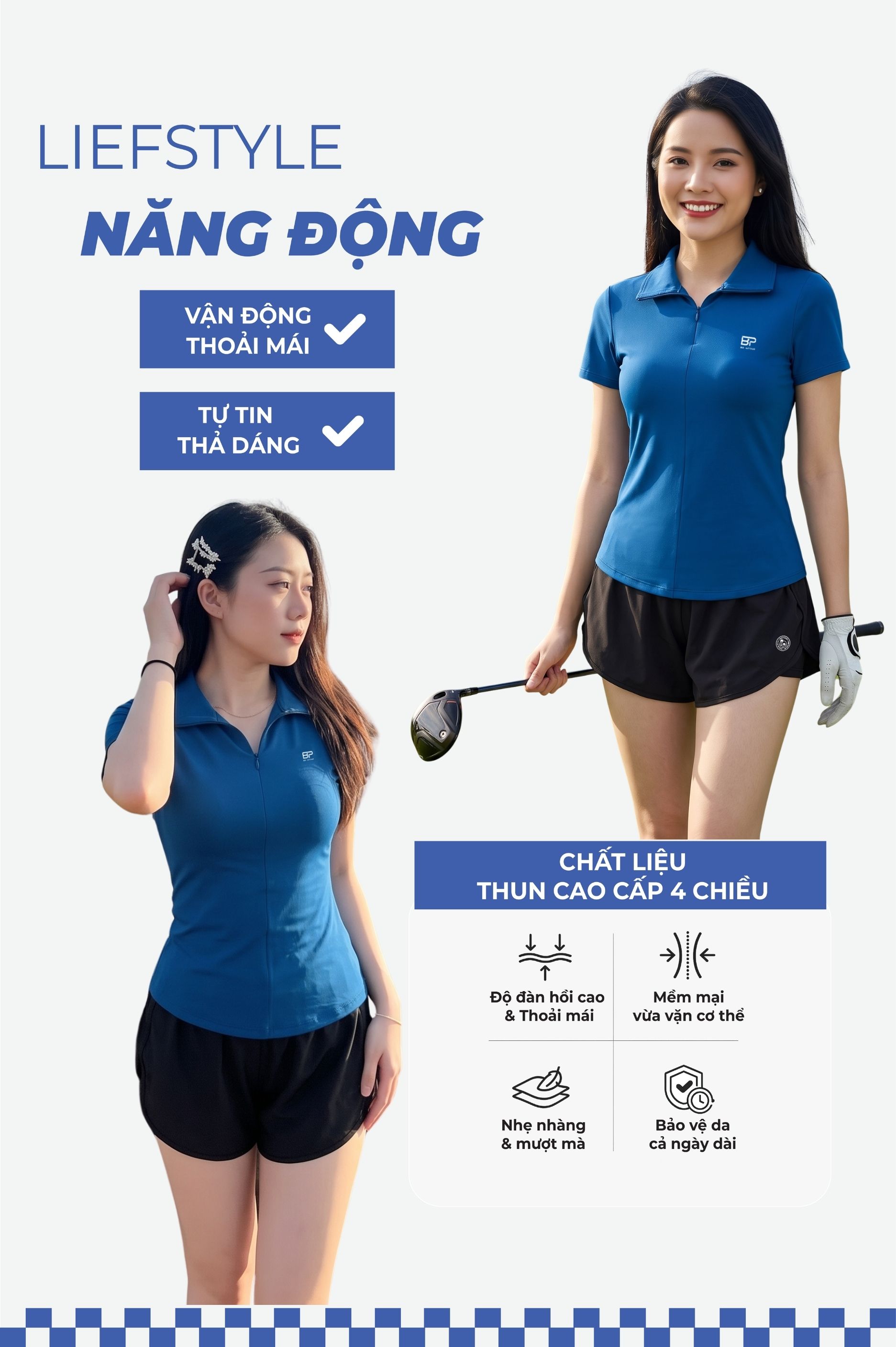 Áo tập thể thao tay ngắn - BG135_CN