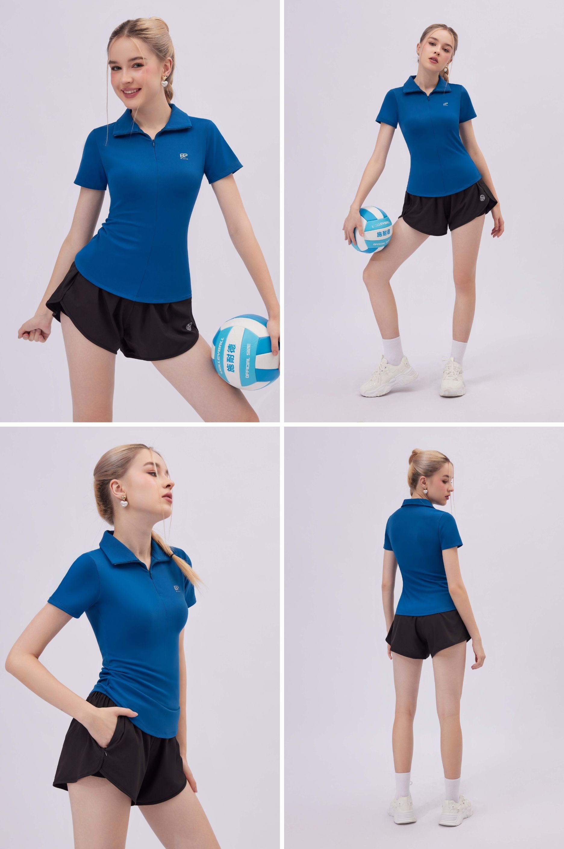 Áo tập thể thao tay ngắn - BG135_CN