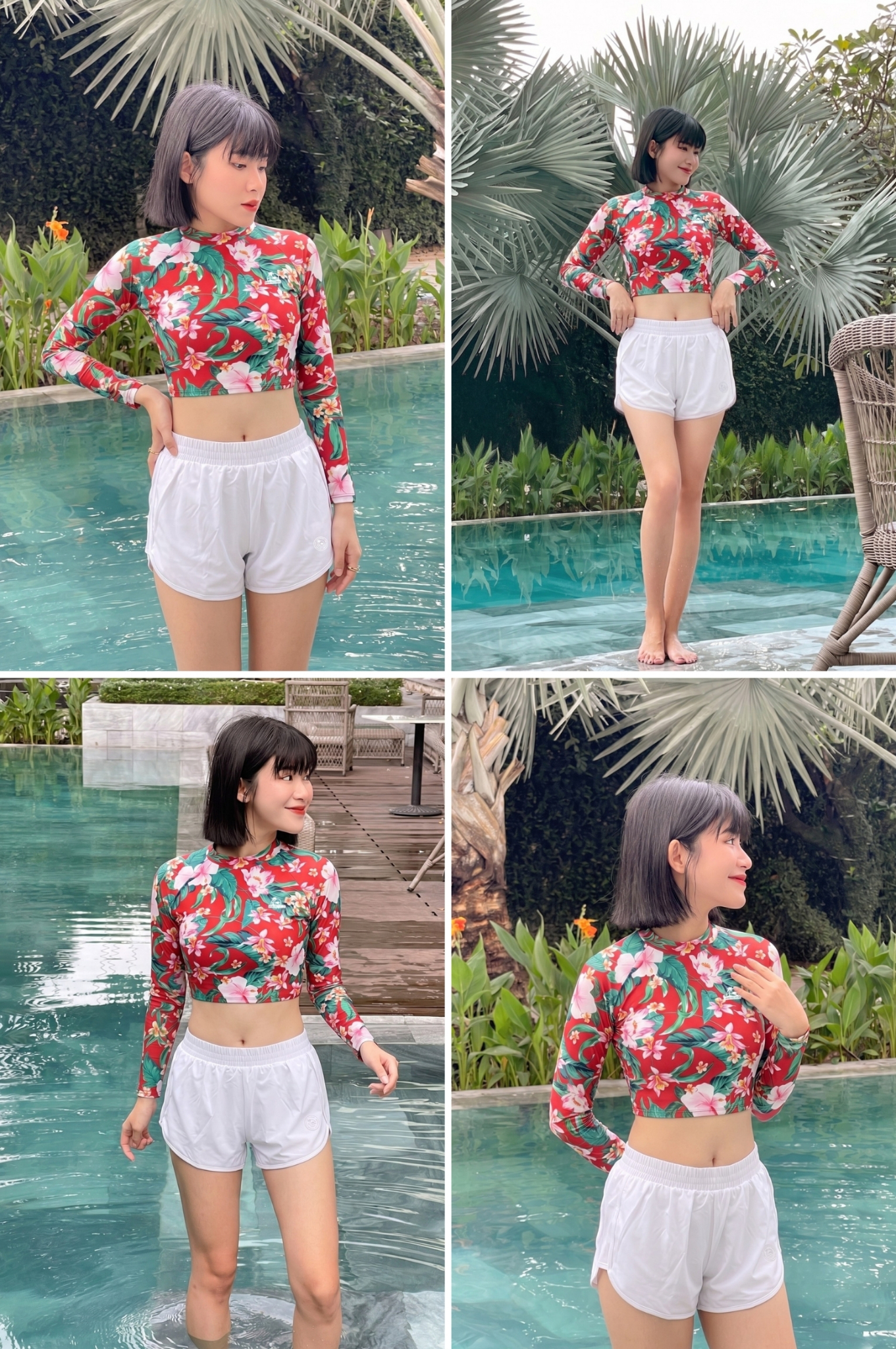 Áo tay dài croptop - BSV202_RD