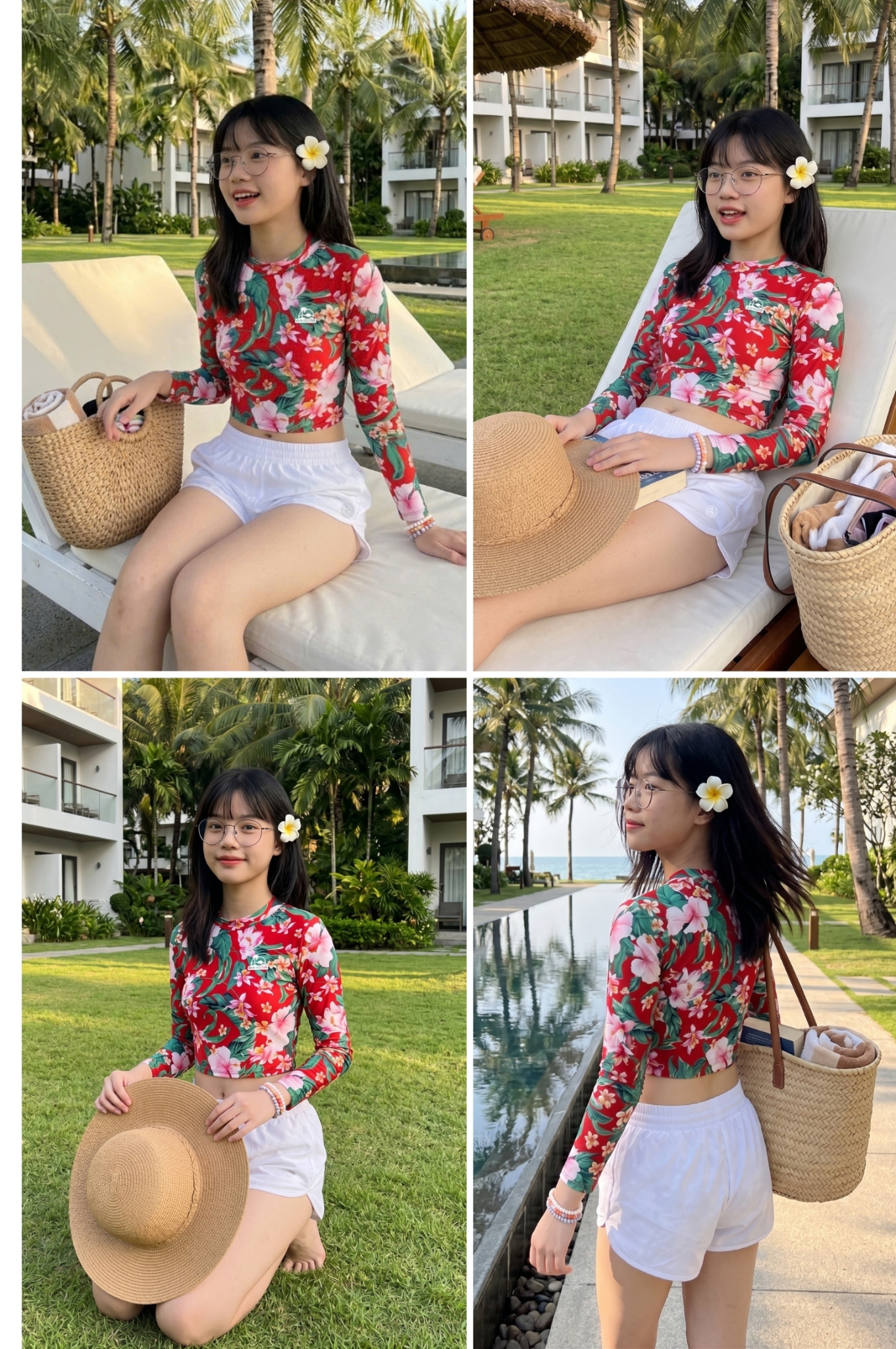 Áo tay dài croptop - BSV202_RD